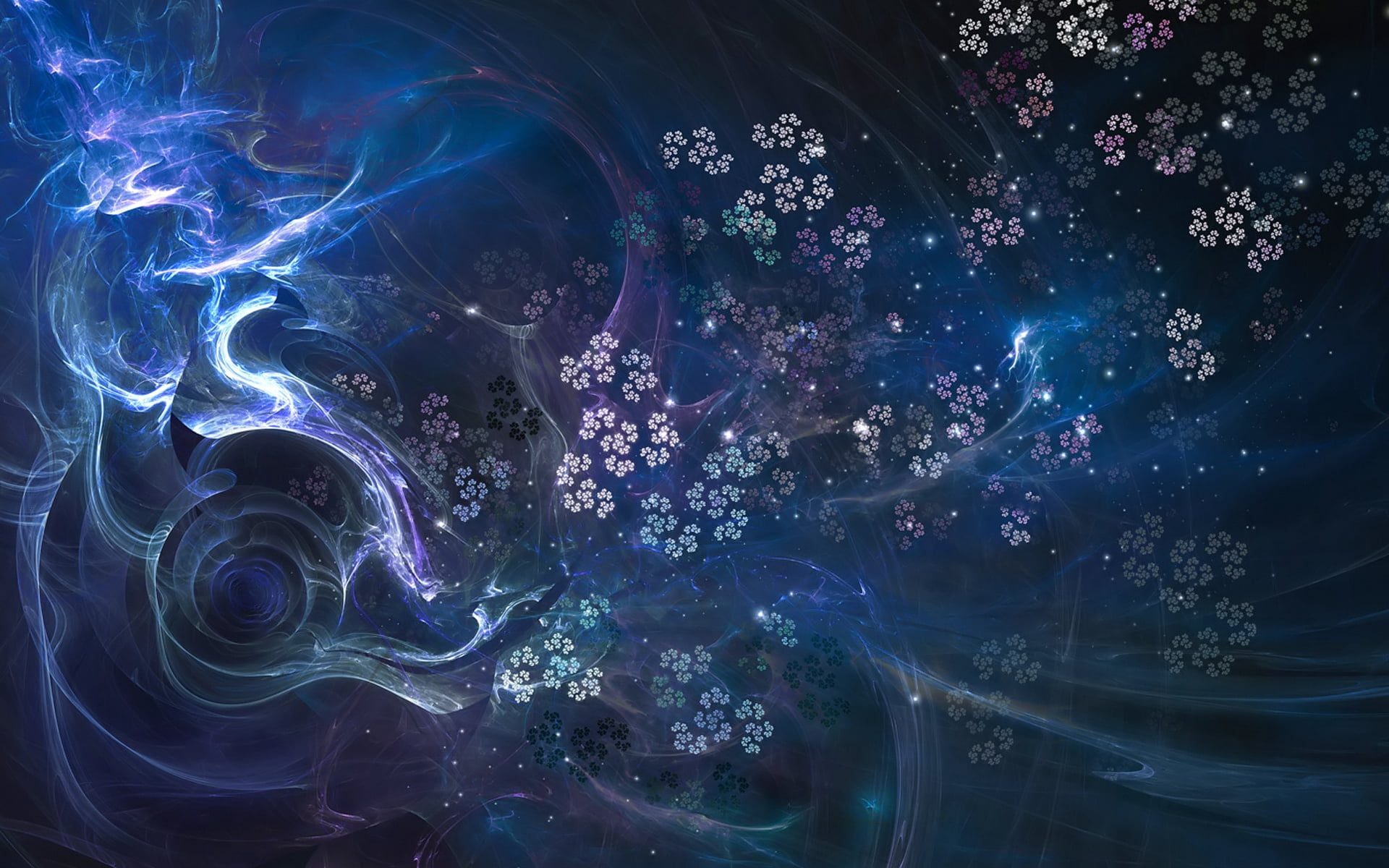 flowering tree digital wallpaper, background, pattern, shadow