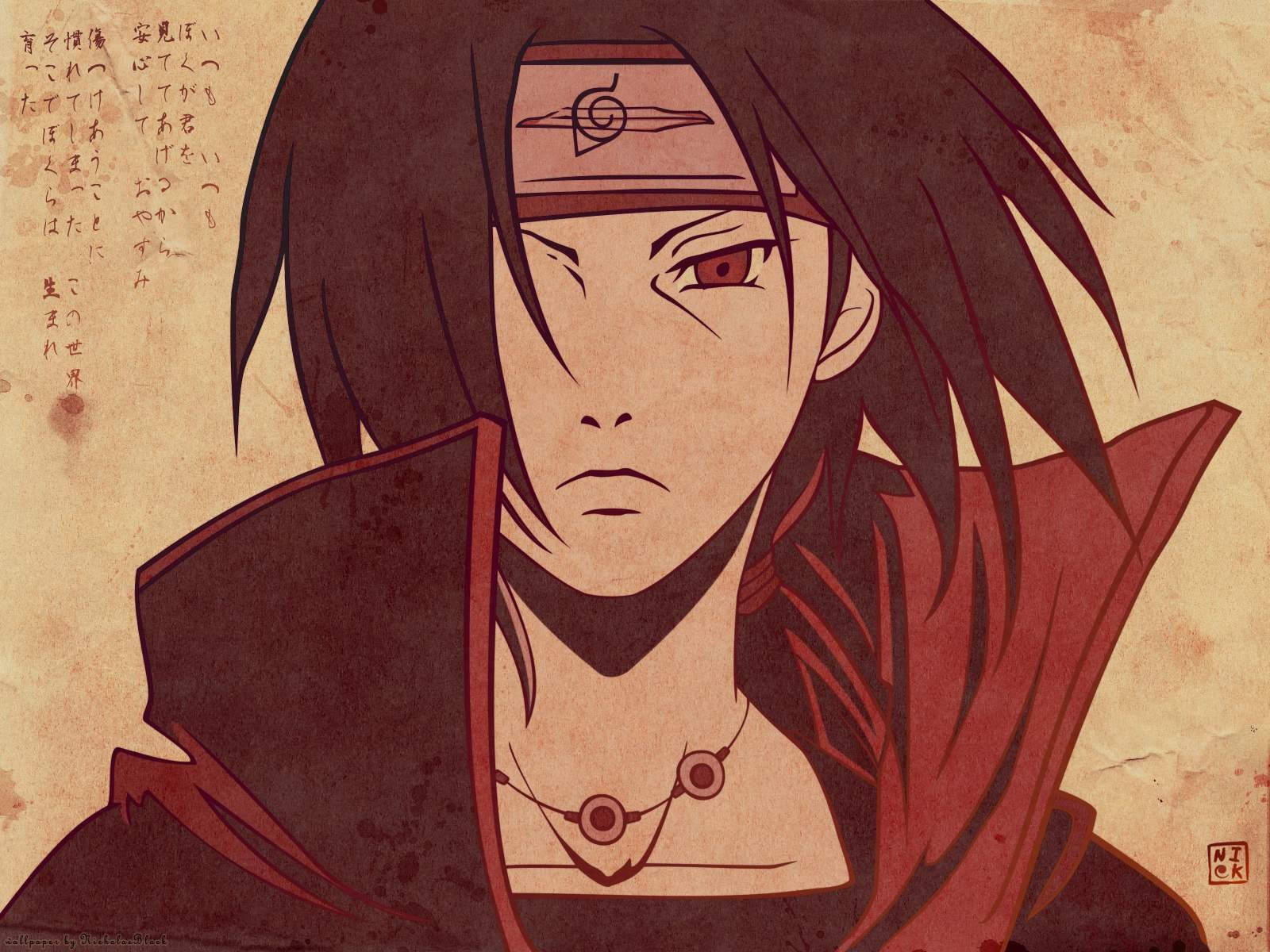 Uchiha Itachi wallpaper, Naruto Shippuuden, red eyes, Akatsuki