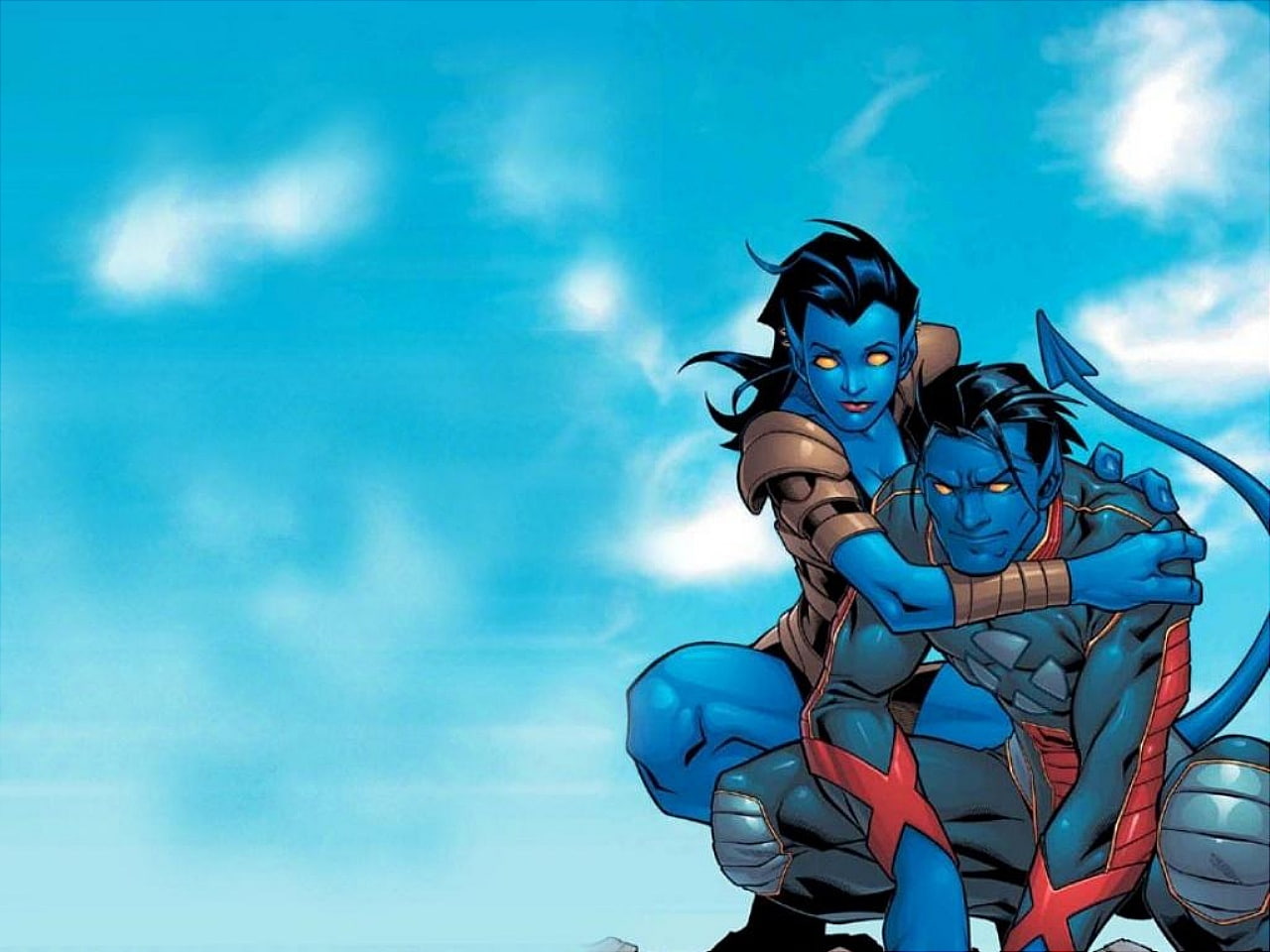 X-men HD, x-men character illustration, comics