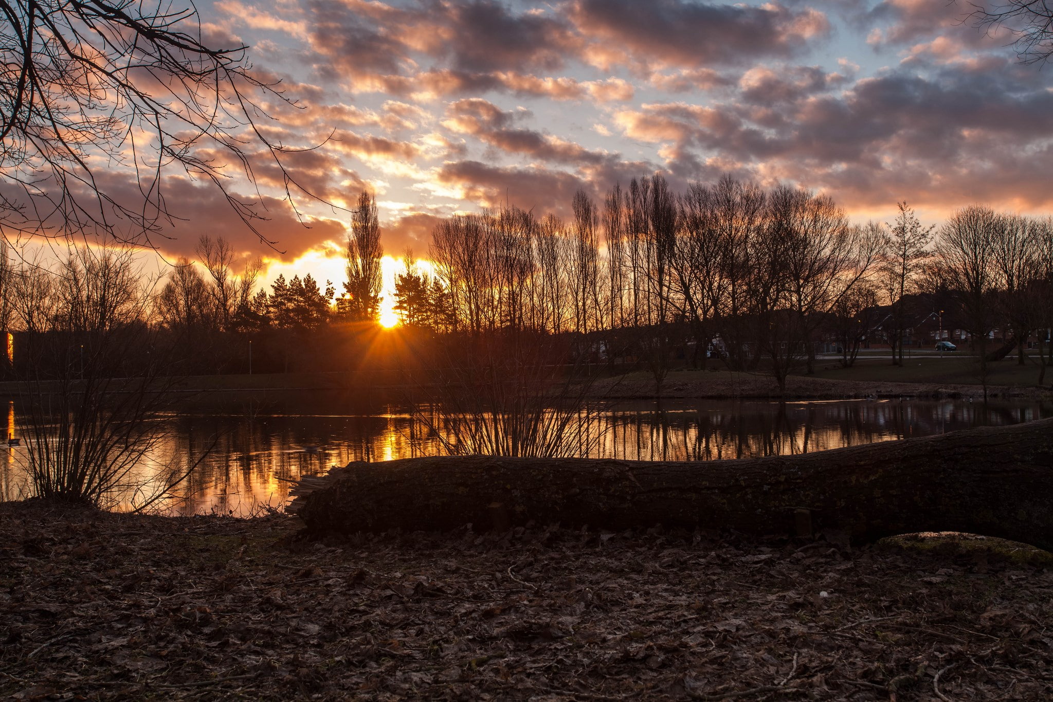 sunset, water, sky, tranquility, scenics - nature, lake, reflection