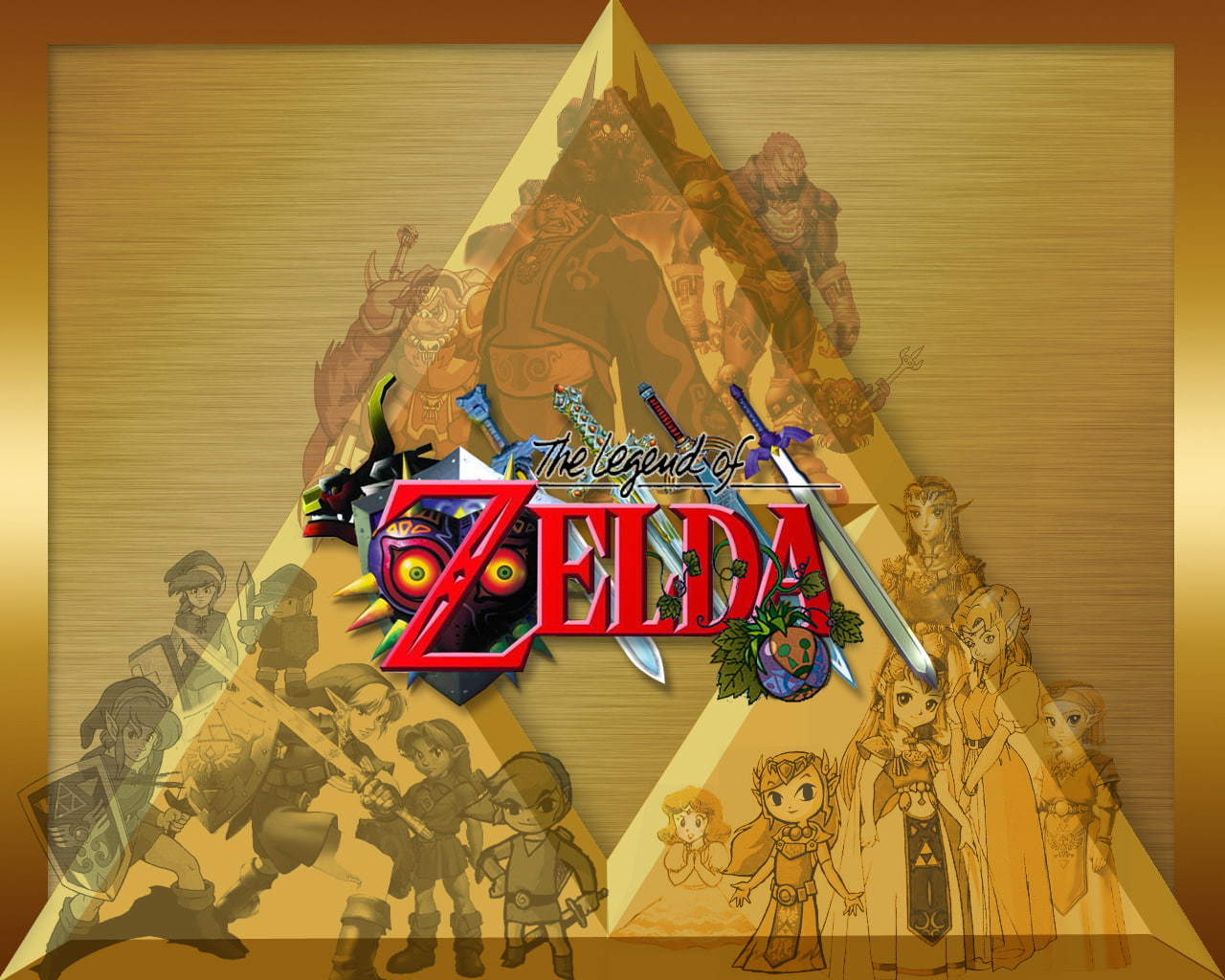 Zelda Link Master Sword Shield Ganondorf Ganon Nintendo HD, the legend of zelda poster