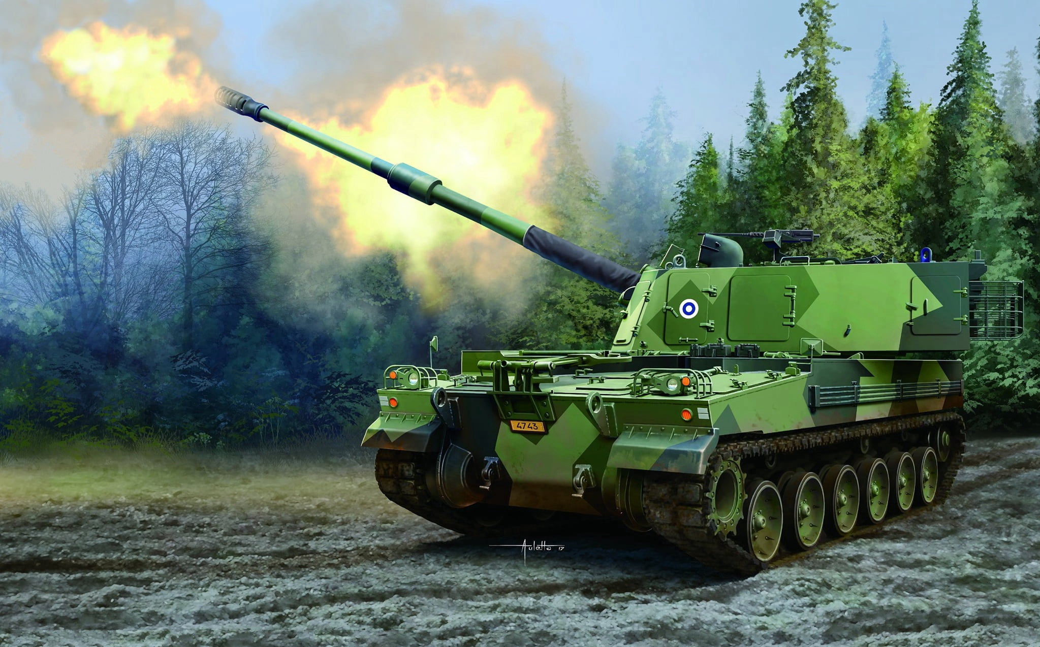 Finland, sau, self-propelled howitzer, Auletta, Finnish Army