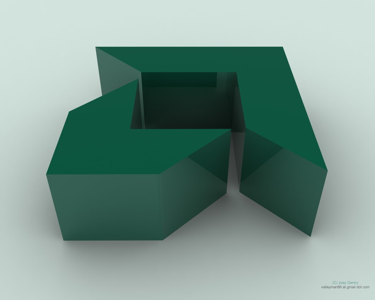 green 3D arrow illustration, Technology, AMD