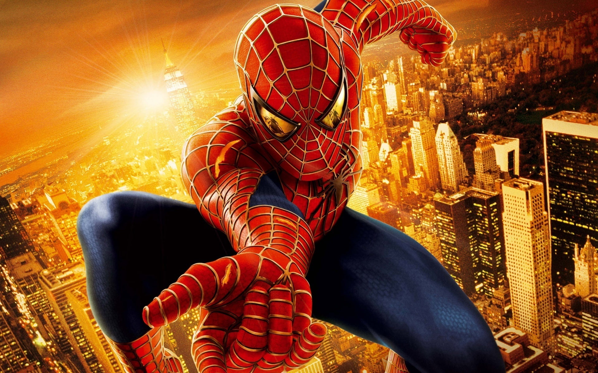 Spider-Man in the city, spider-man