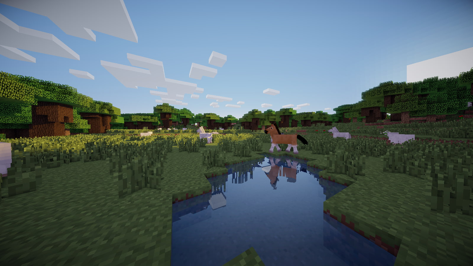 Minecraft, horse, render