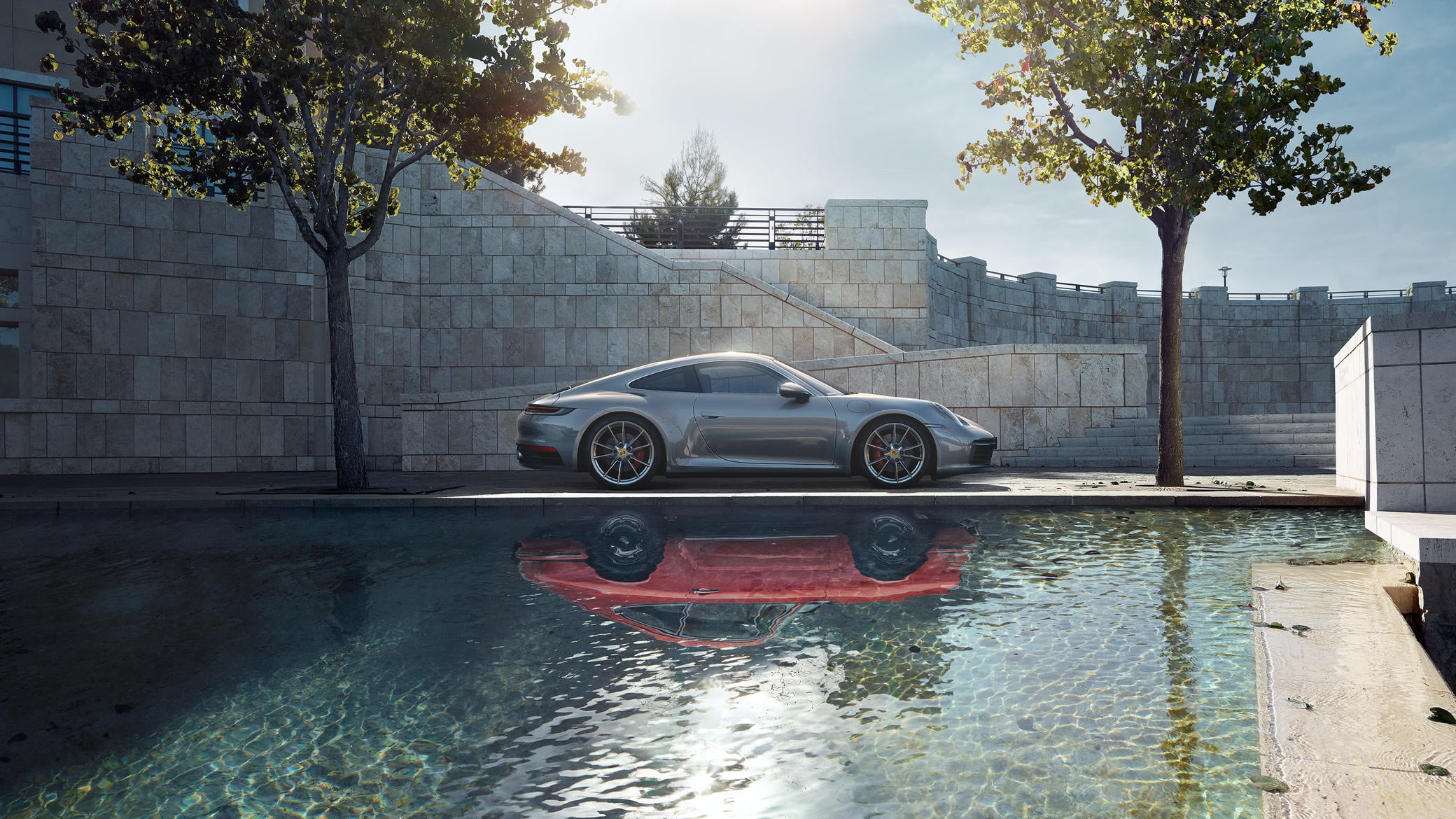 machine, water, style, reflection, sports, generation, Porsche 911 Carrera S