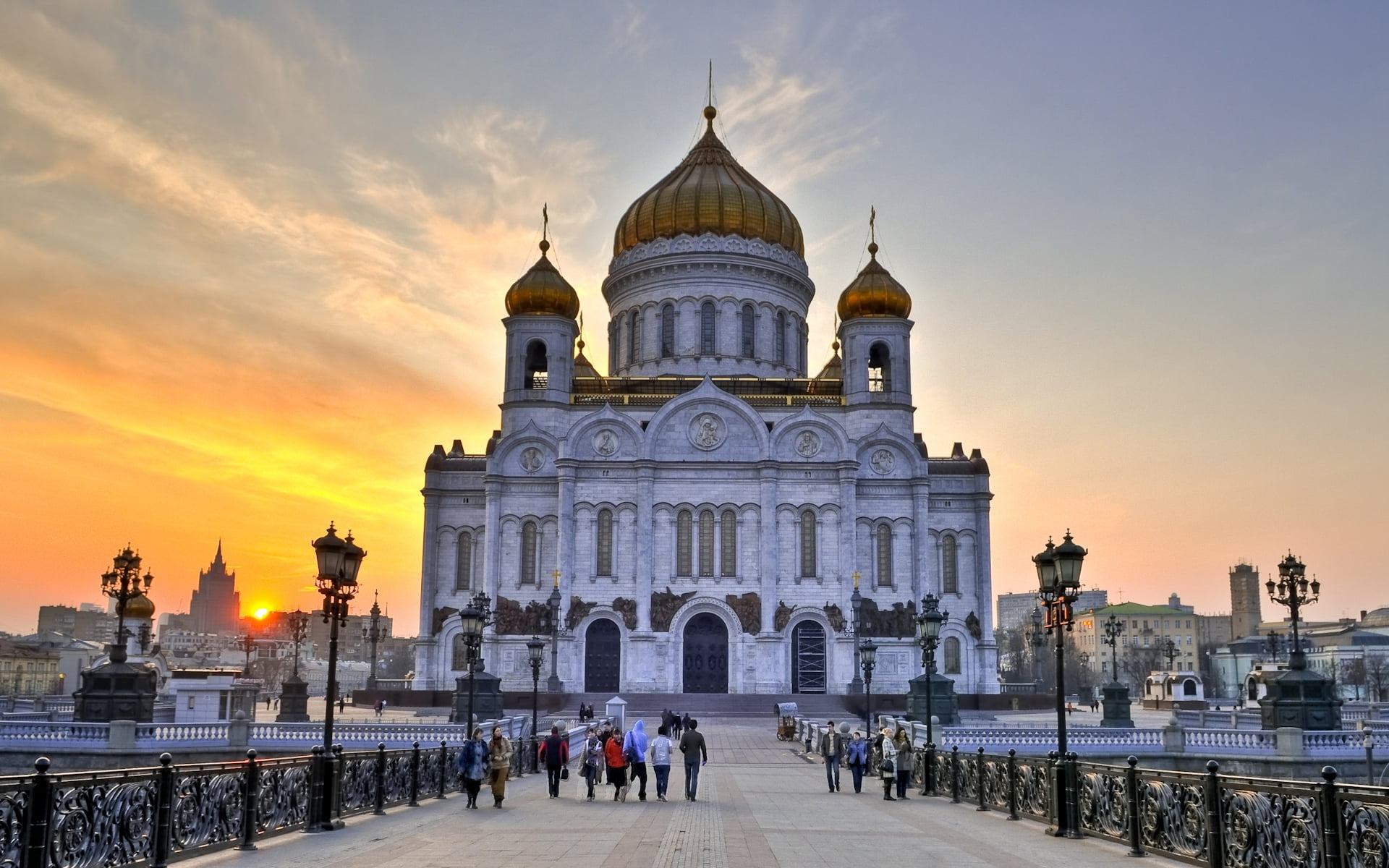 Cathedral Of Christ The Saviour, white mosque, Religious, architecture
