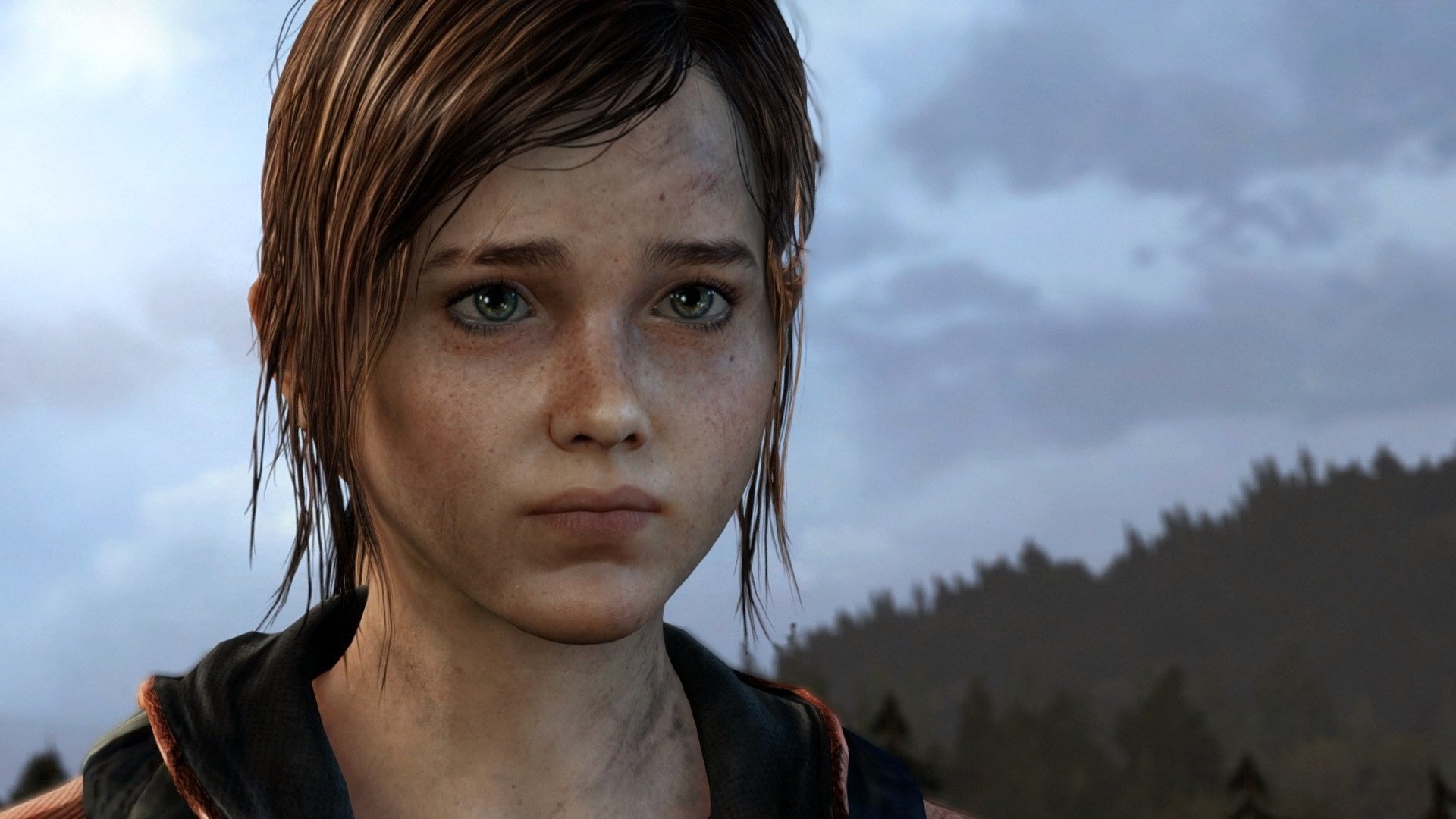 the last of us, portrait, headshot, sky, looking at camera