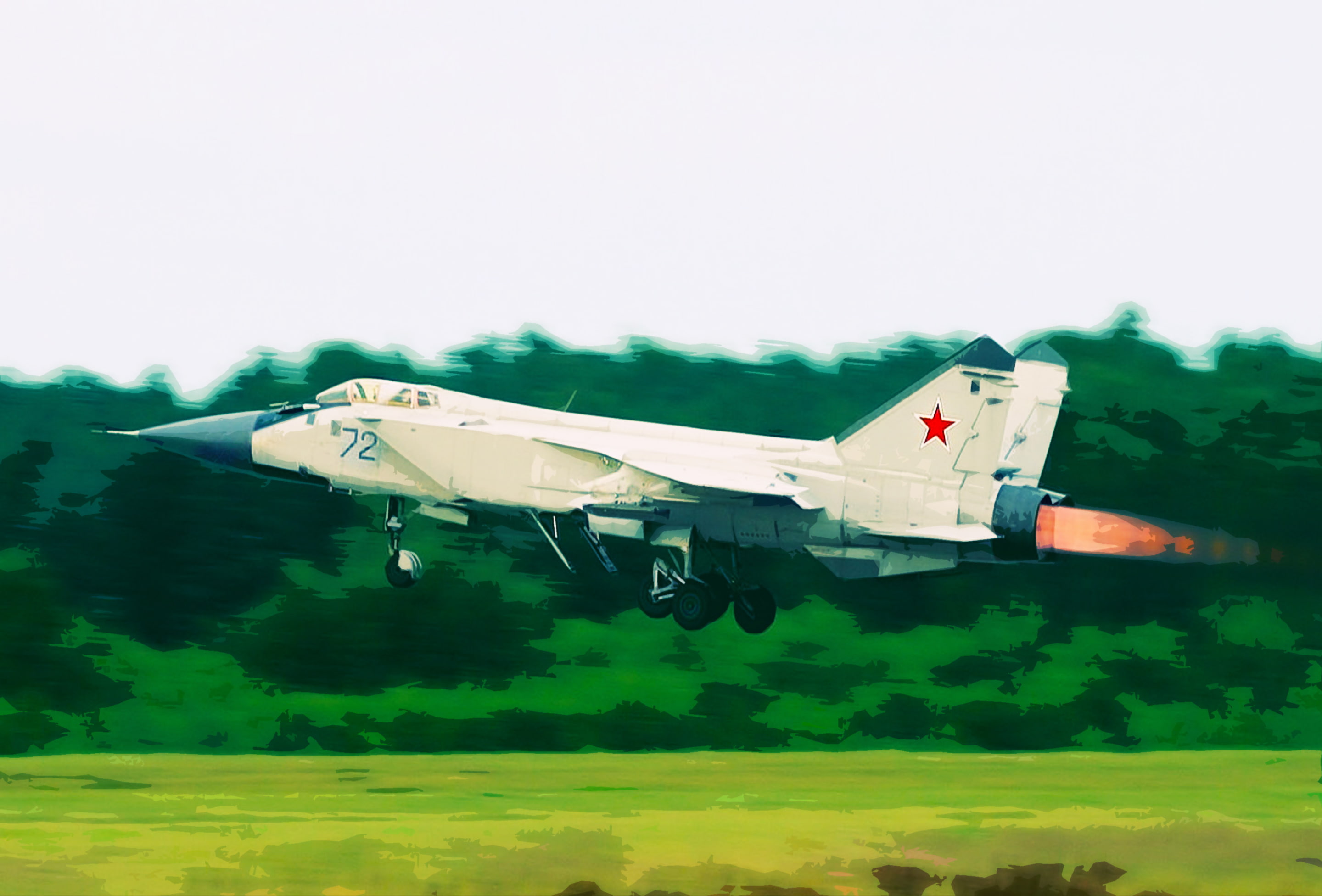 Figure, ART, Aviation, The rise, Interceptor, supersonic, The MiG-25