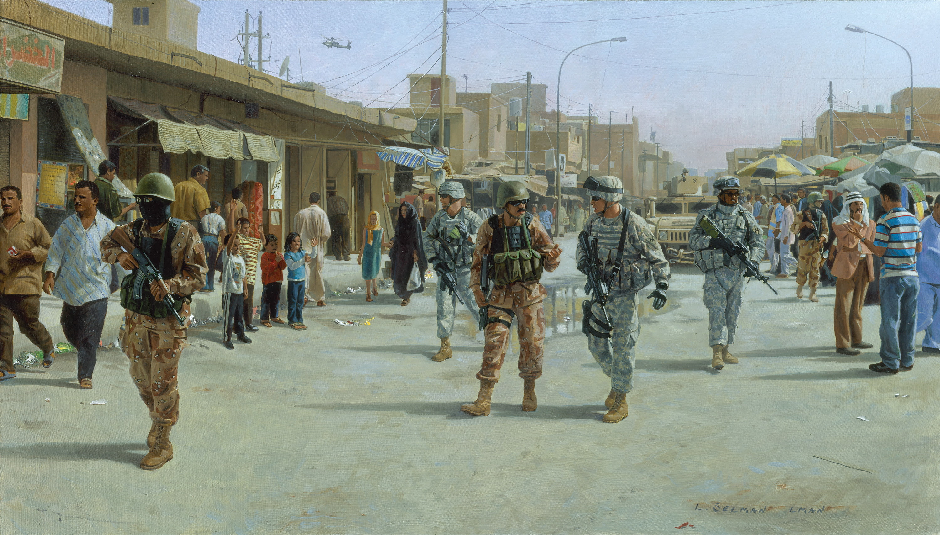 the city, war, 2005, Iraq, Mahmudiya, September 27