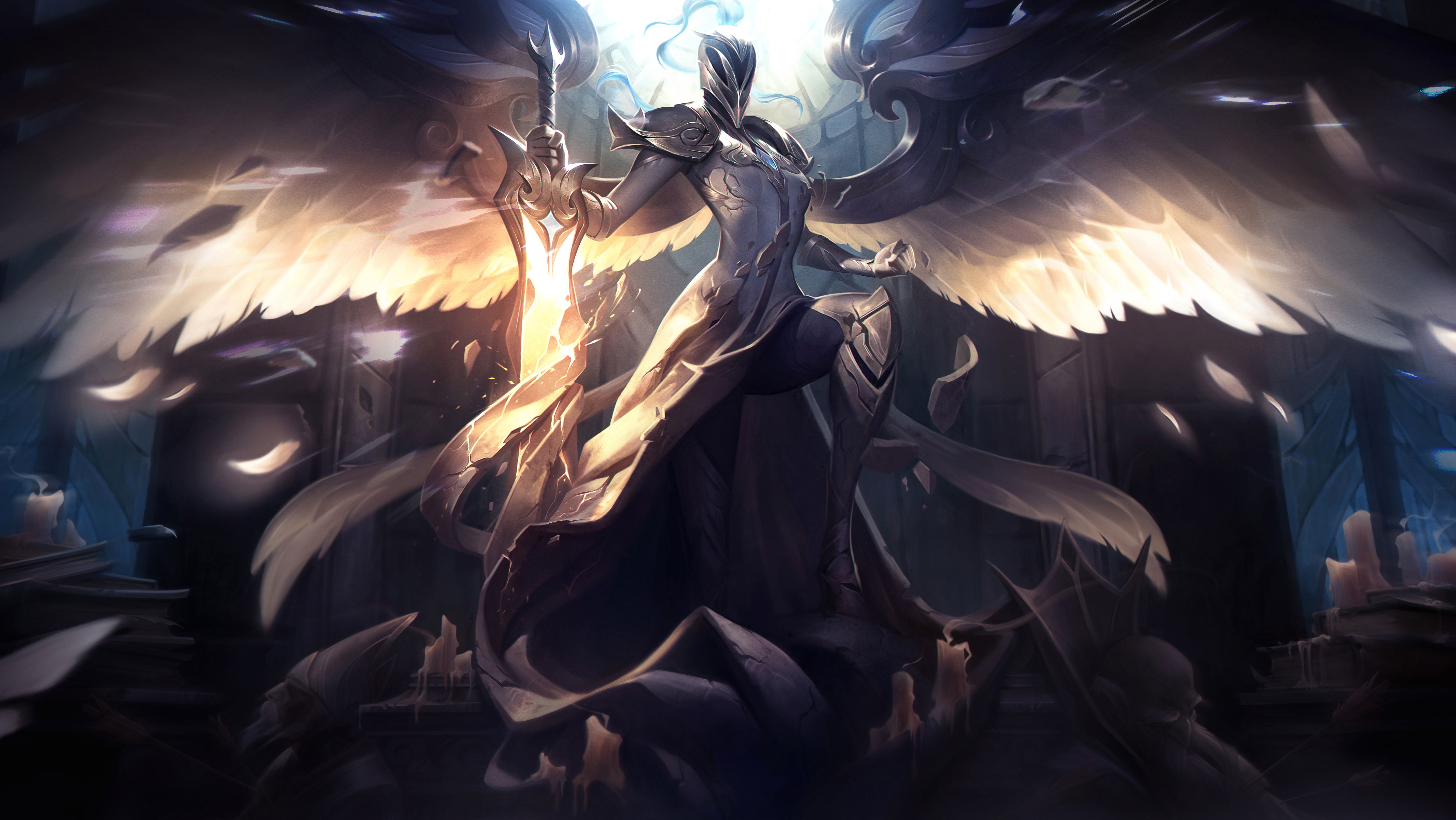 Kayle (League of Legends), video game art, video game characters