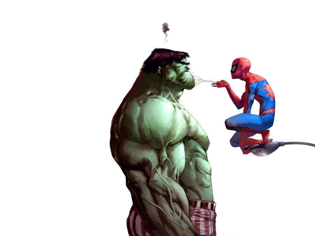 Hulk (film), spider, Spiderman Vs Hulk