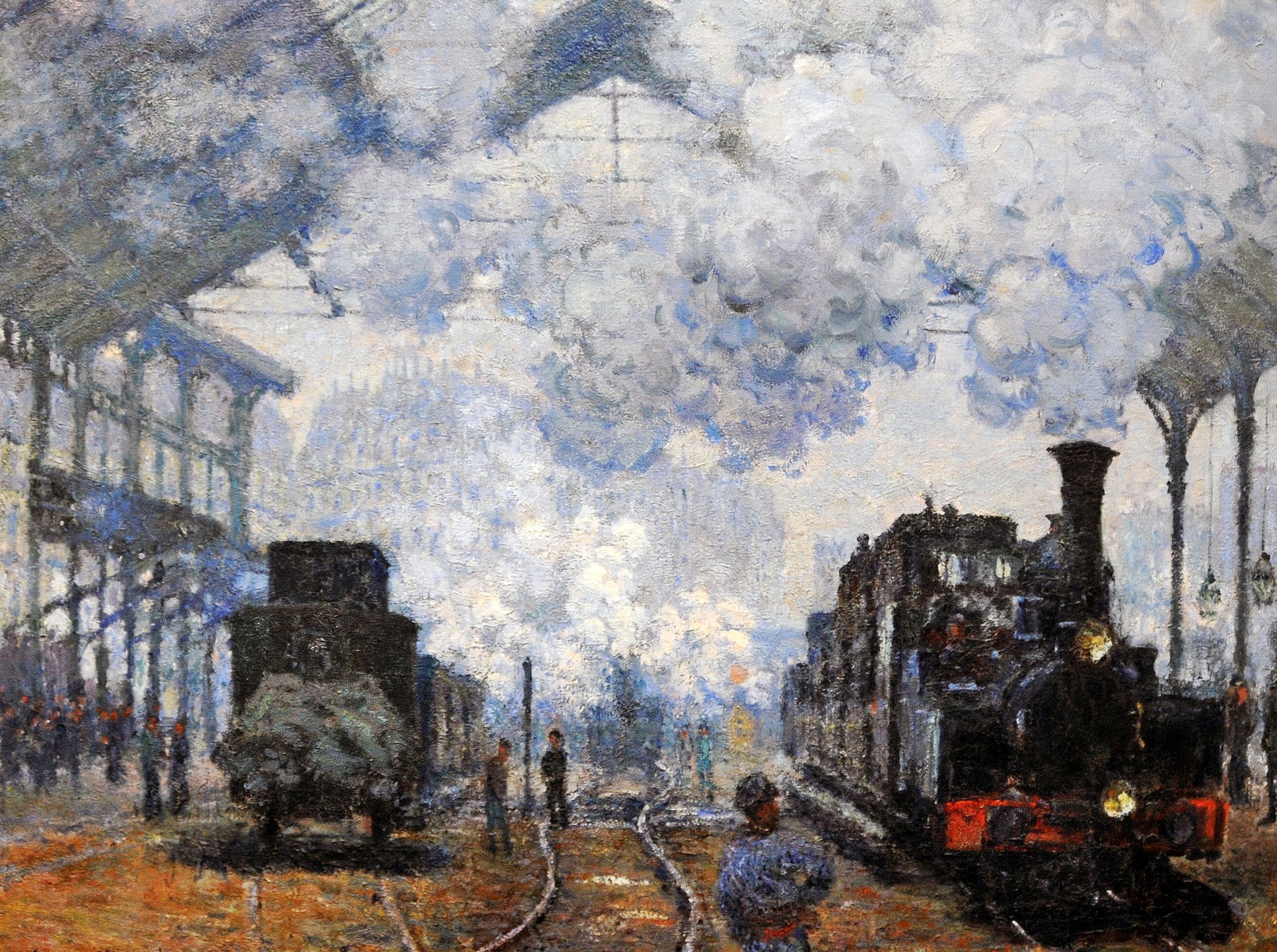 picture, Claude Monet, genre, The Station Saint-Lazare