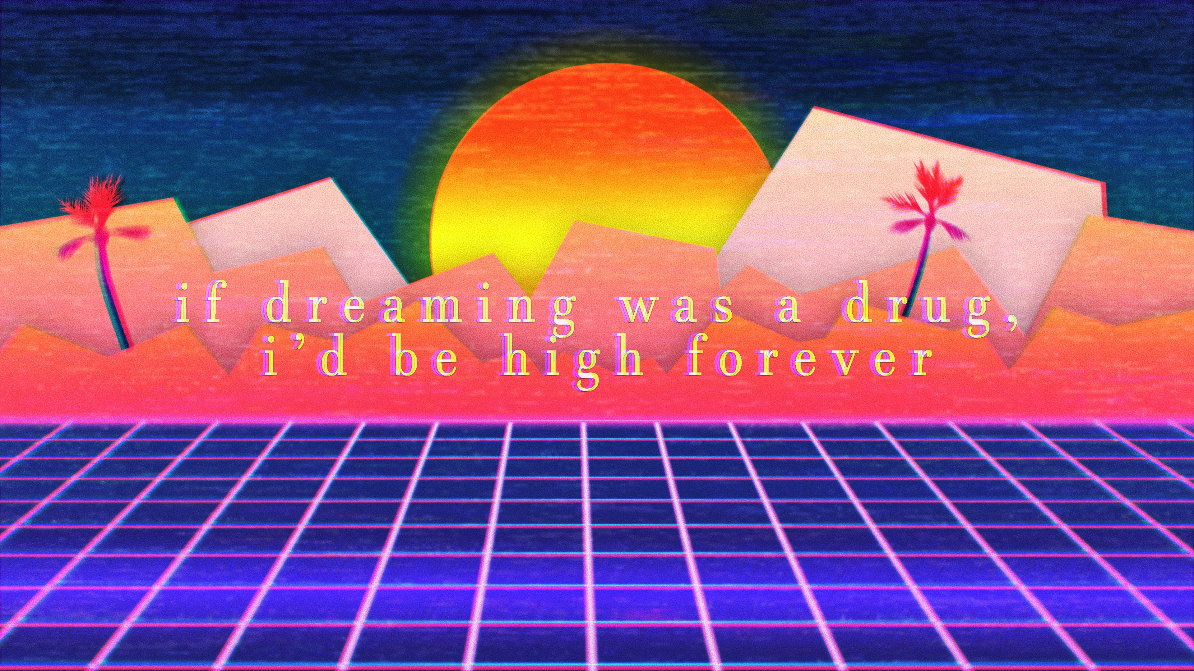 OutRun, sunset, vaporwave,  retrowave, text, quote, video games