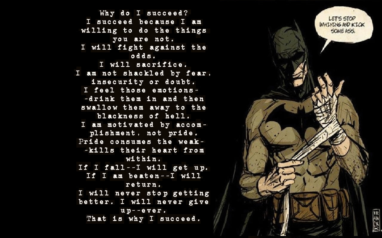 Misc, Motivational, Batman