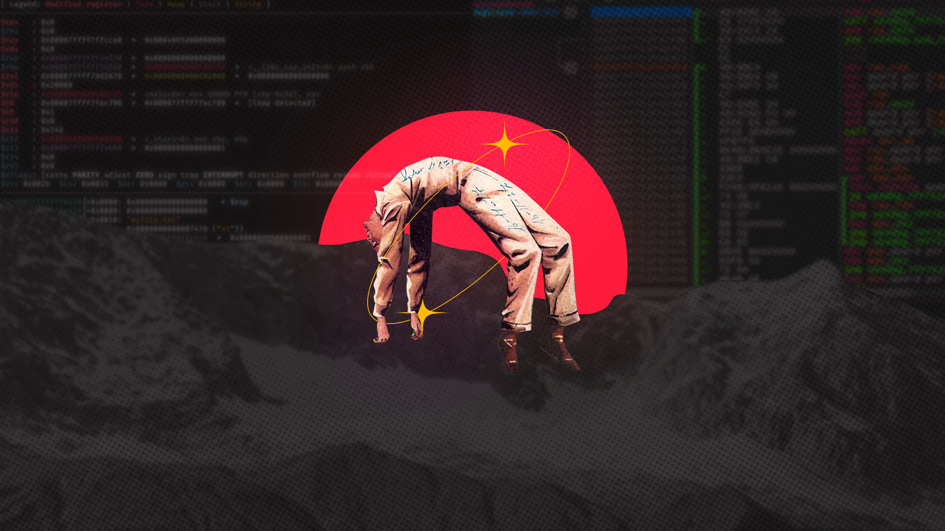 code, simple background