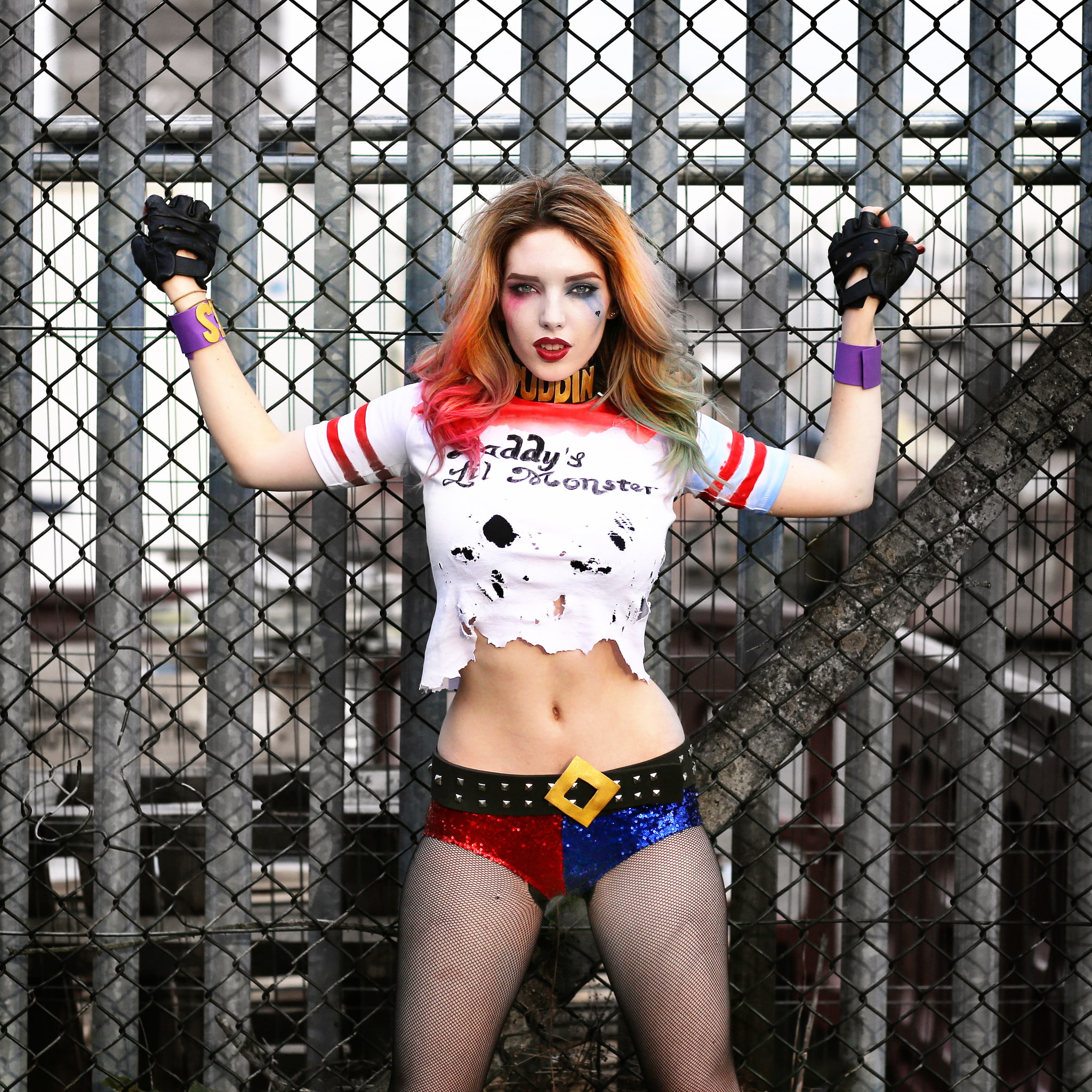 Harley Quinn costume, Hannah, Cosplay, modelling shoot