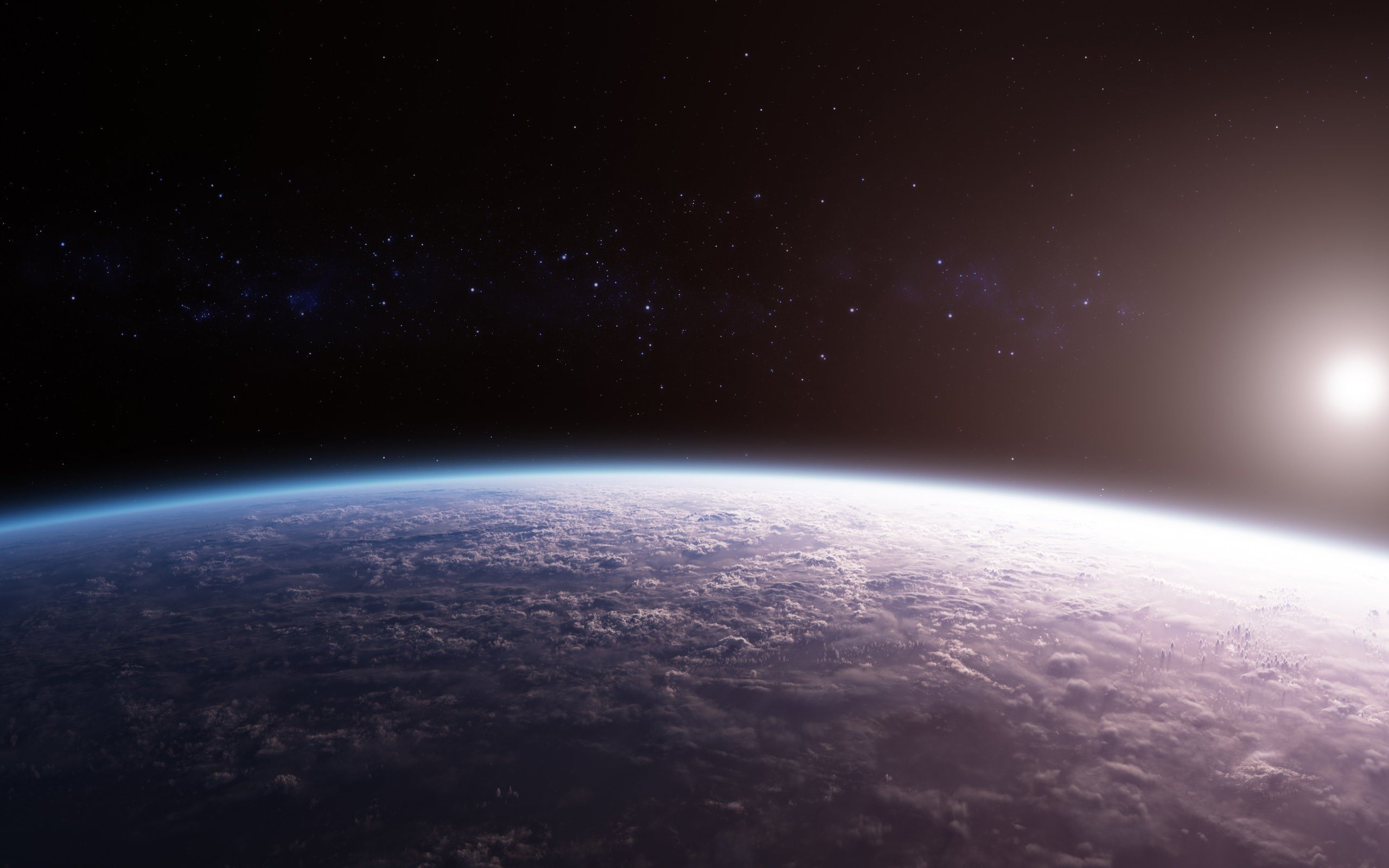 outer, planets, space, stars