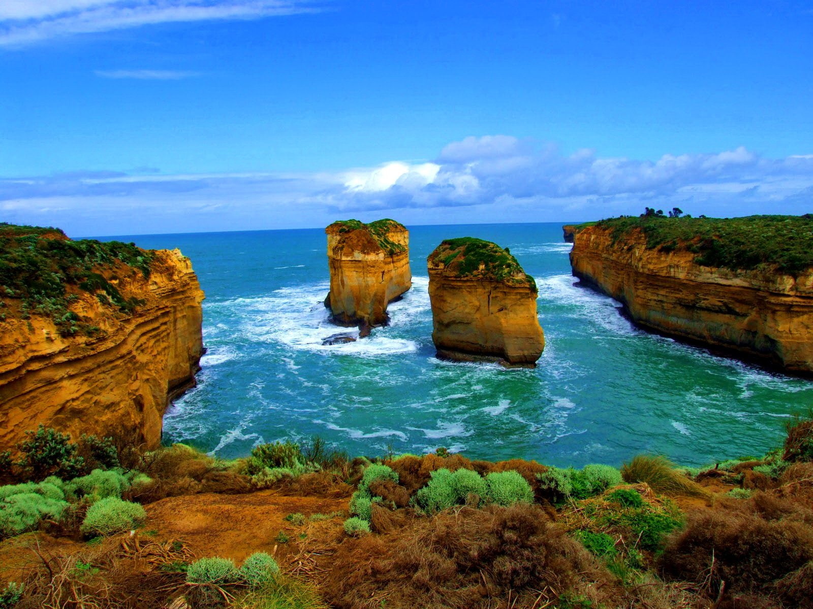 Earth, The Twelve Apostles, Australia, Coastline, Ocean, Rock
