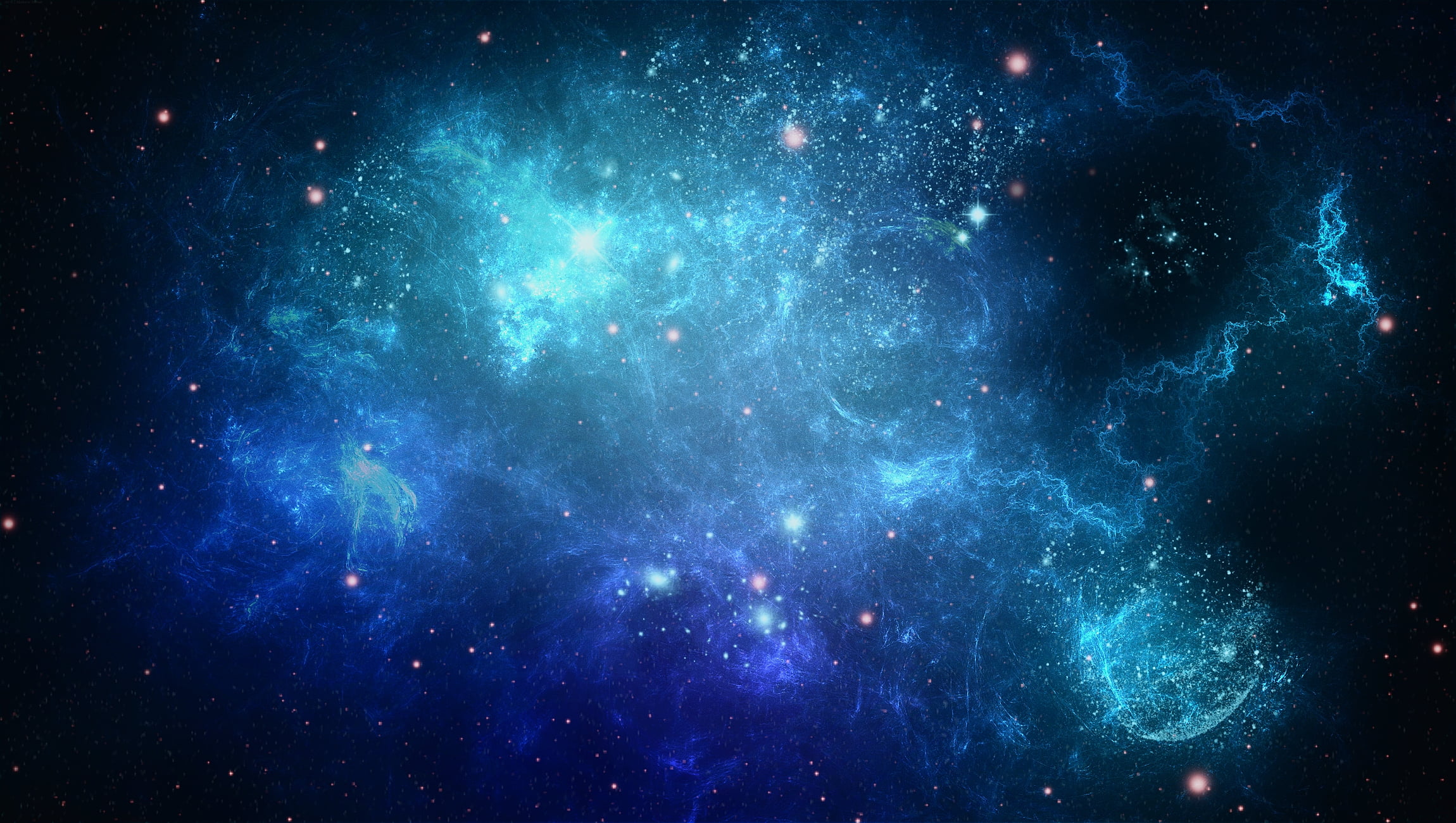 galaxy illustration, space, background, blue, dots, astronomy