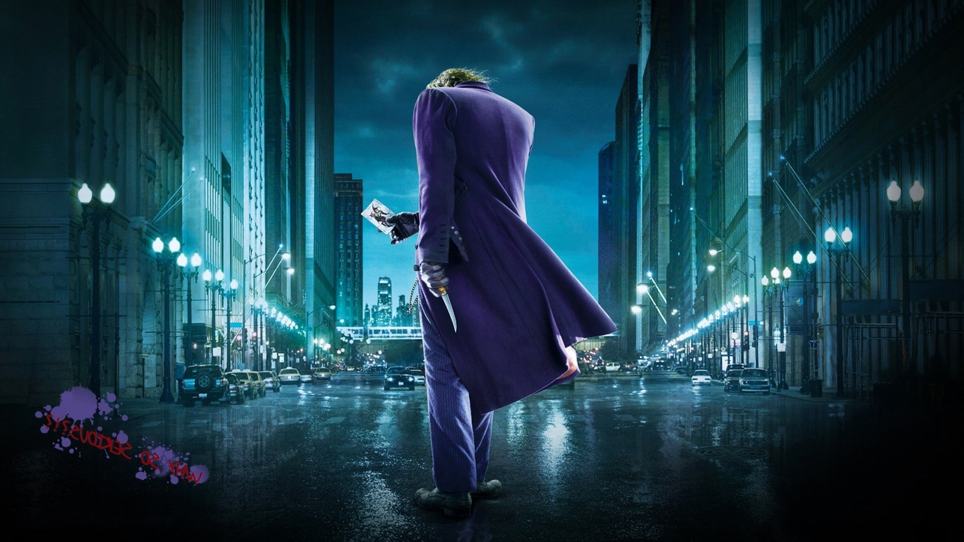 Batman, Heath Ledger, Joker, movies, The Dark Knight, city