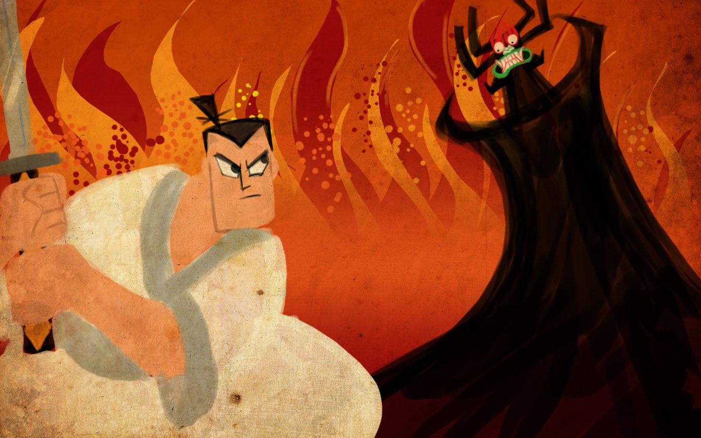 Cartoon, samurai jack