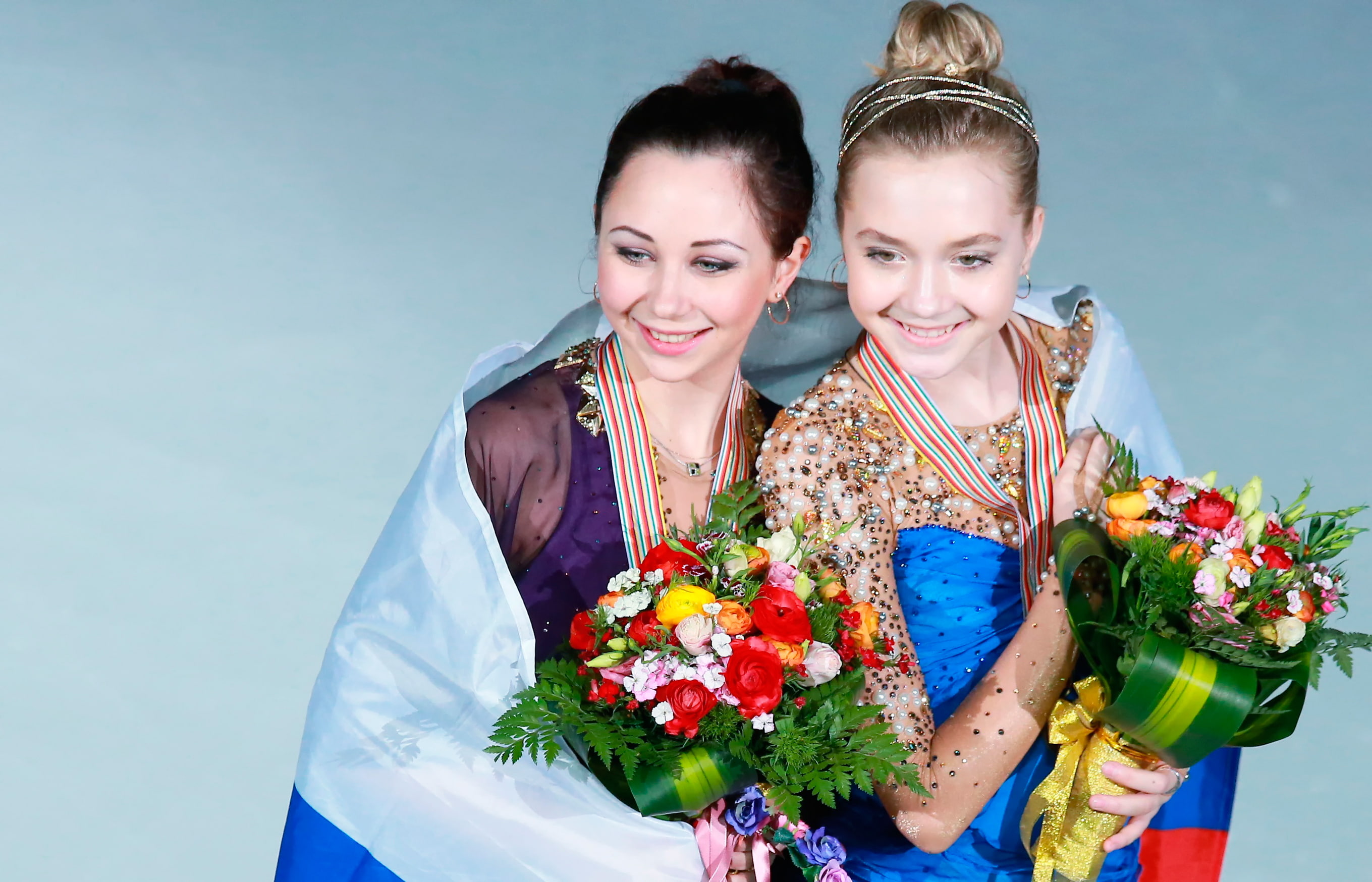 gold, silver, figure skating, girl, the world Cup, 2015, Elizaveta Tuktamysheva