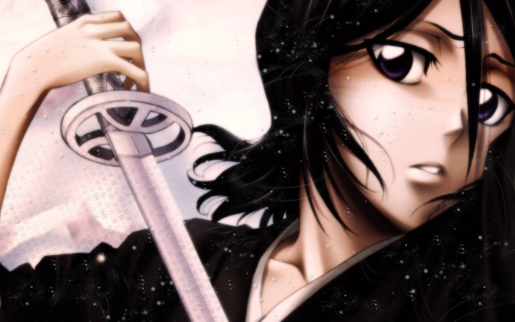 Free download | HD wallpaper: black, bleach, close, hair, kuchiki ...