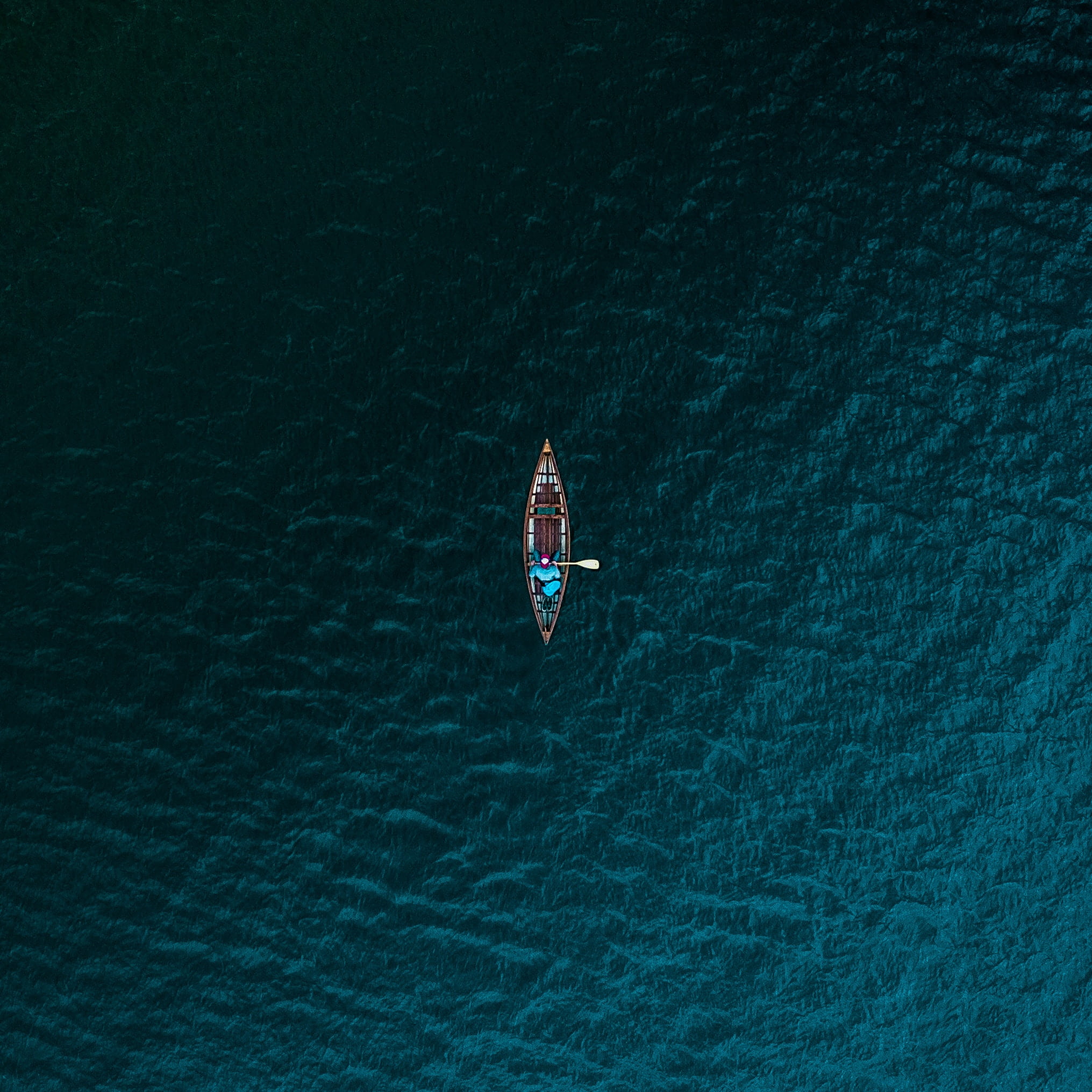 brown boat, sea, view from above, water, nautical Vessel, sport
