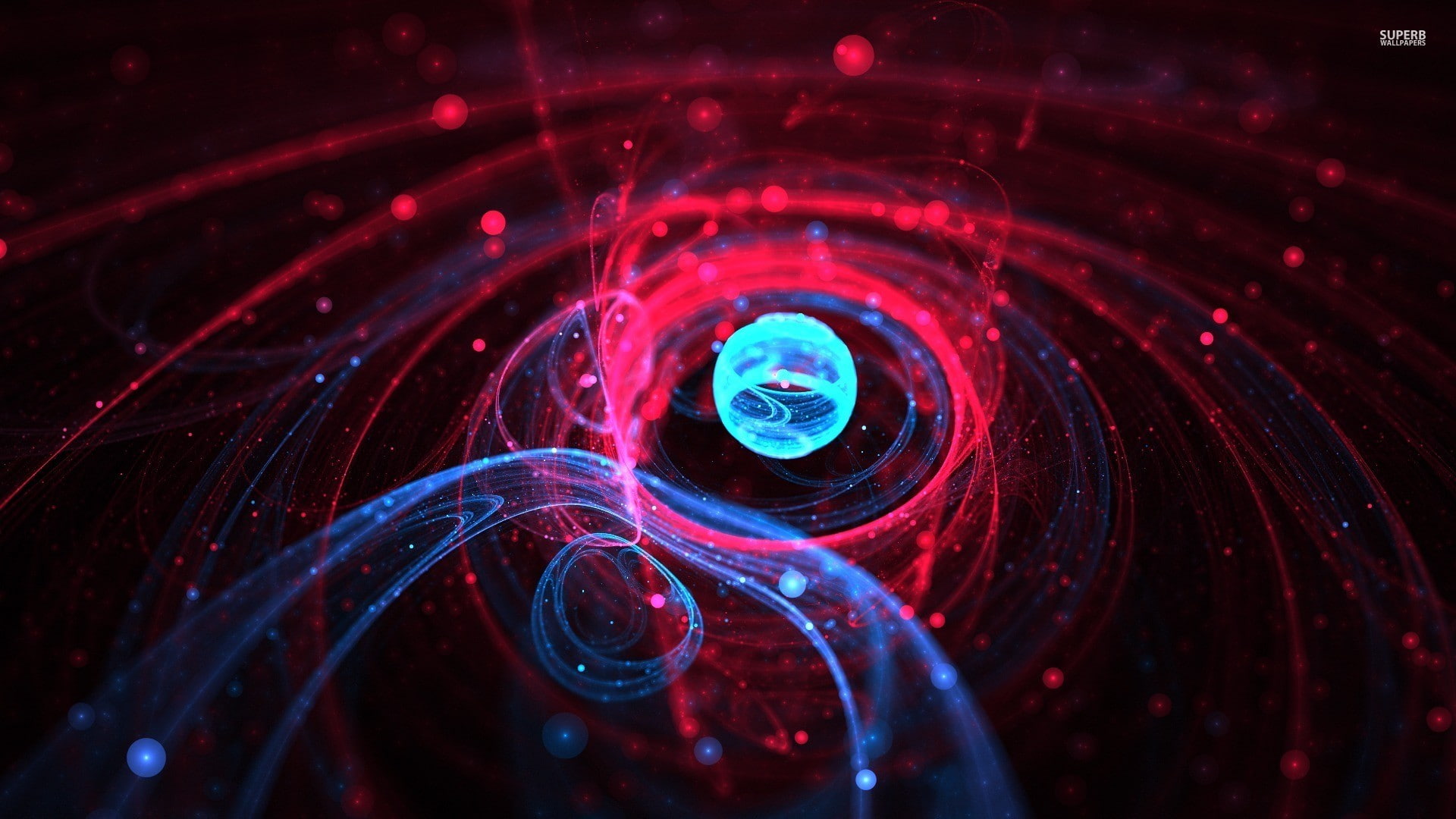 plexus animation atoms orbits nuclear electrons protons neutrons lights