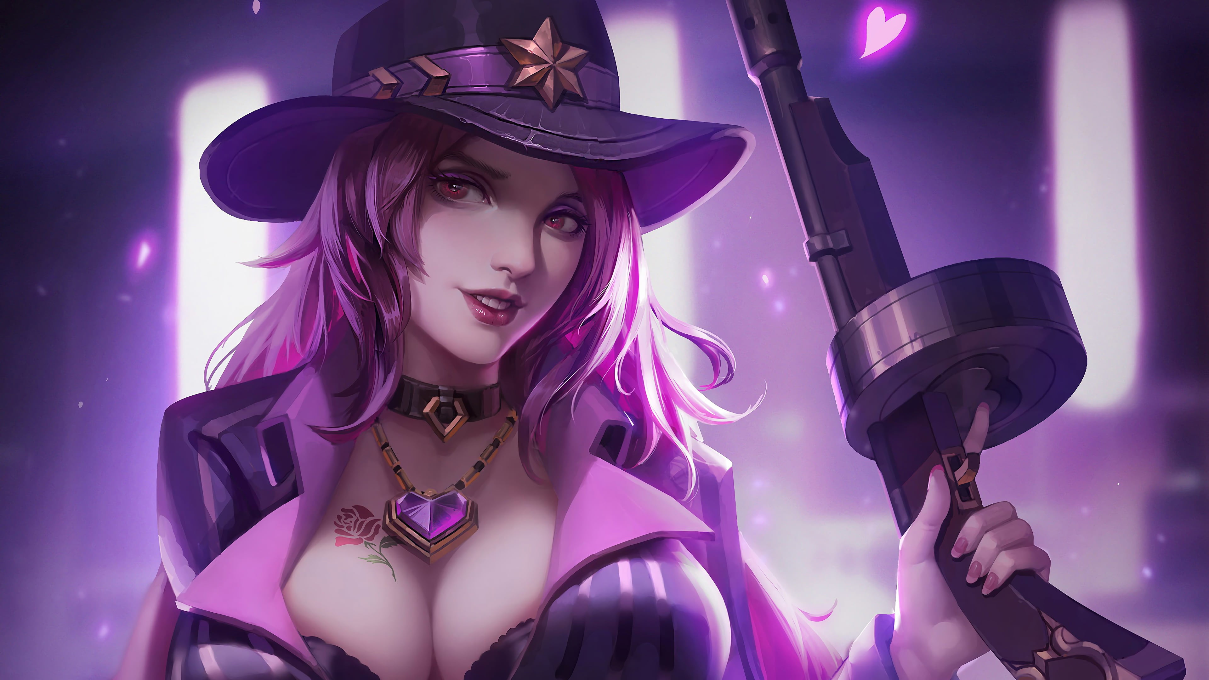 Free Download Hd Wallpaper League Of Legends Video Games Big Boobs Miss Fortune Miss