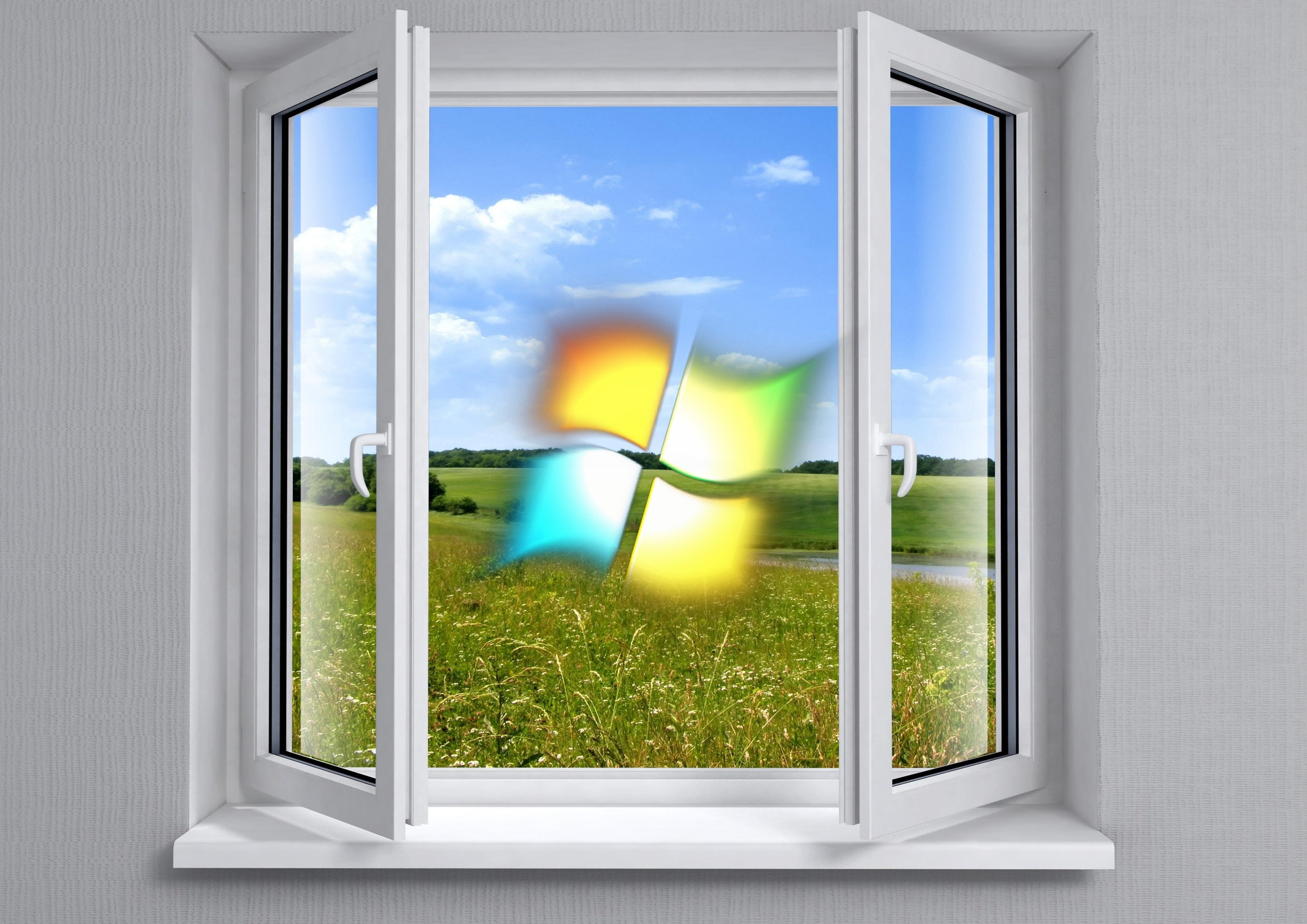 computer, windows