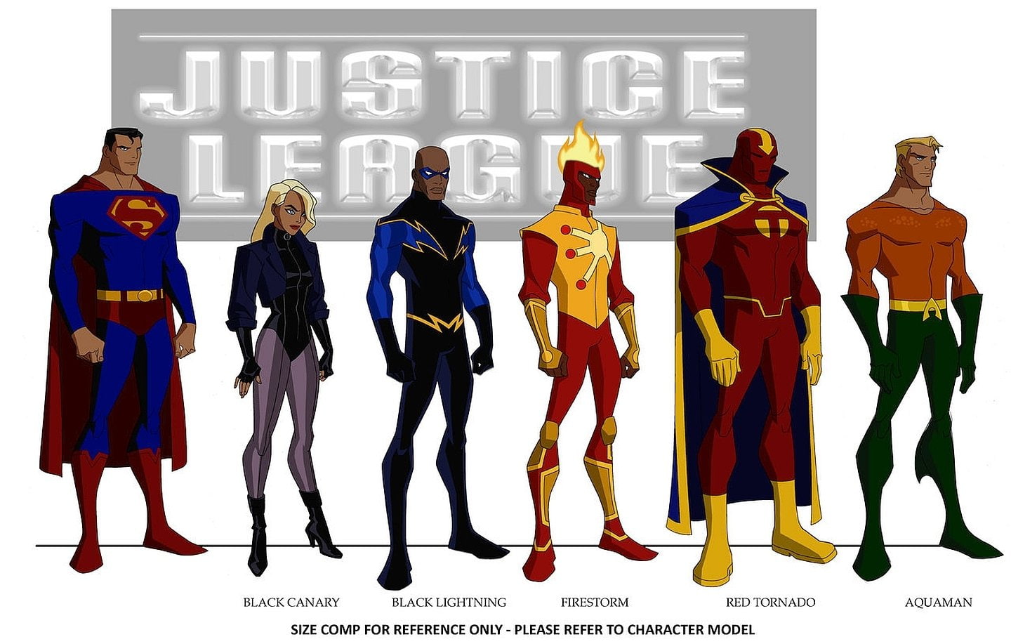 Comics, Justice League Of America, Aquaman, Black Canary, Black Lightning