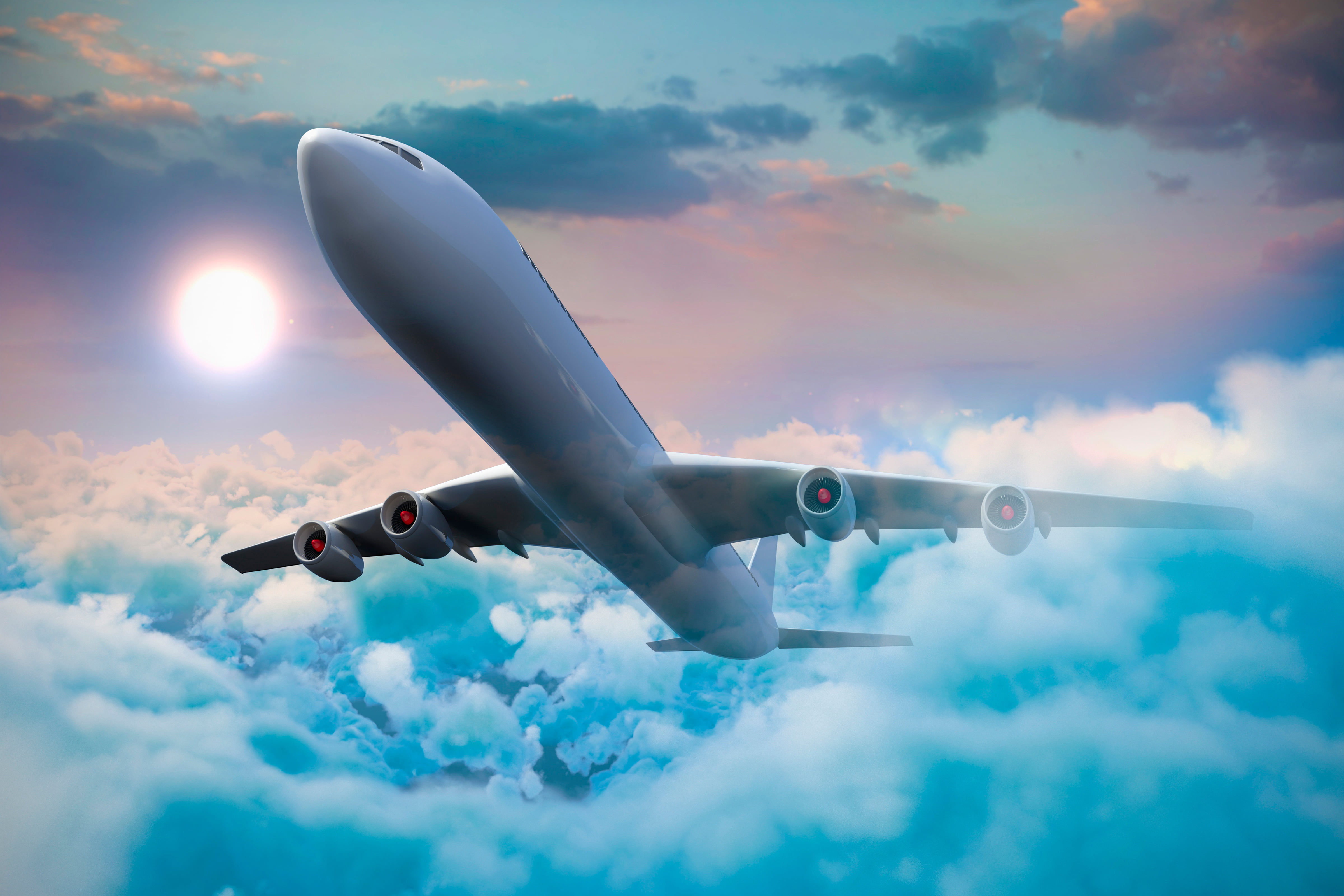 airplane, airplanes, 4k, 5k, clouds, flight, cloud - sky, air vehicle