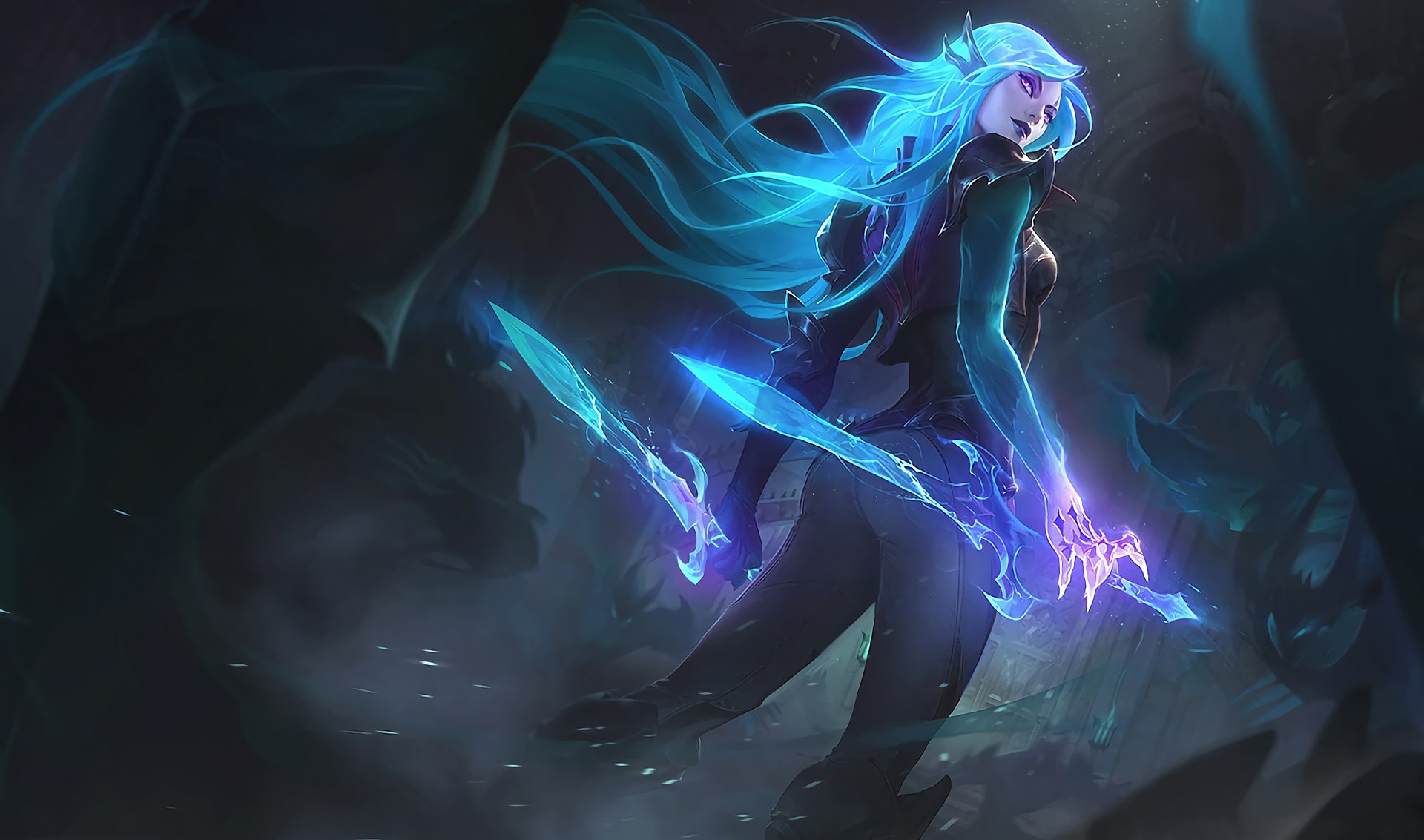 Art, Splash, Katarina, LoL, Artwork, League Of Legends, Catarina