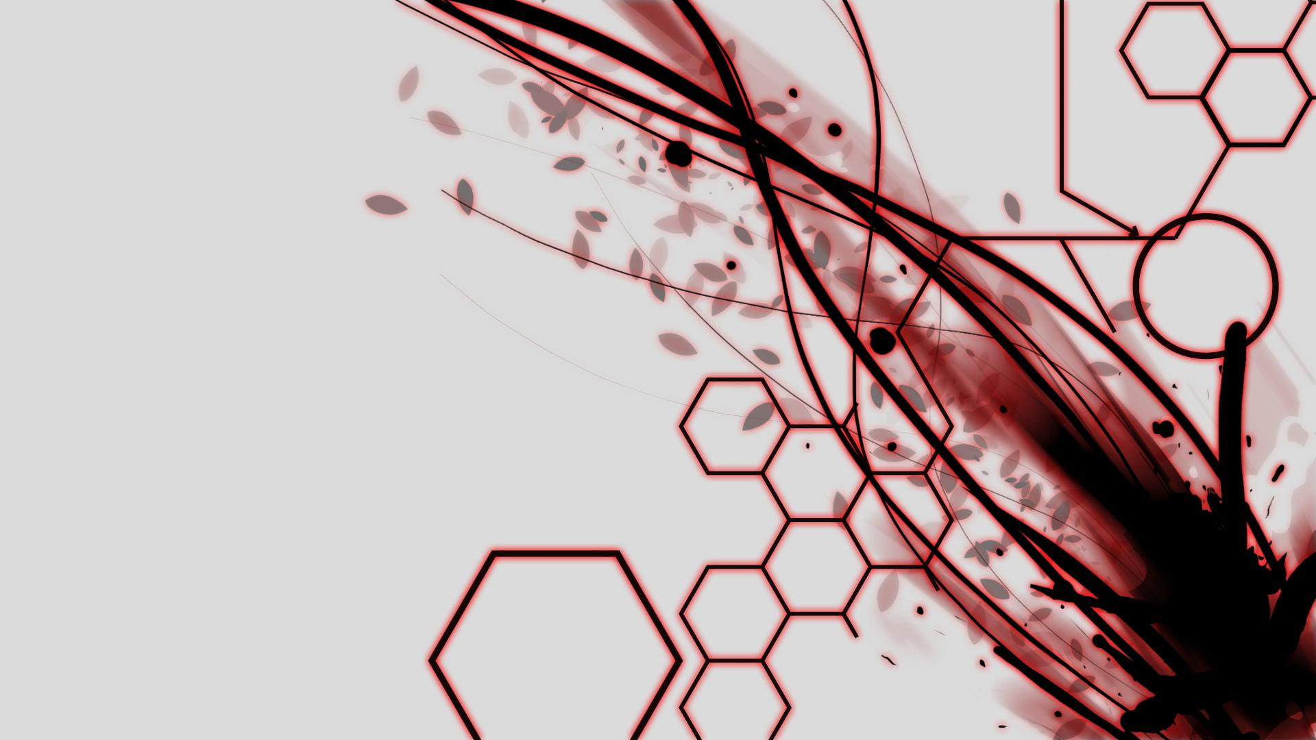 Abstract Pattern Shapes Vector Red For Mobile