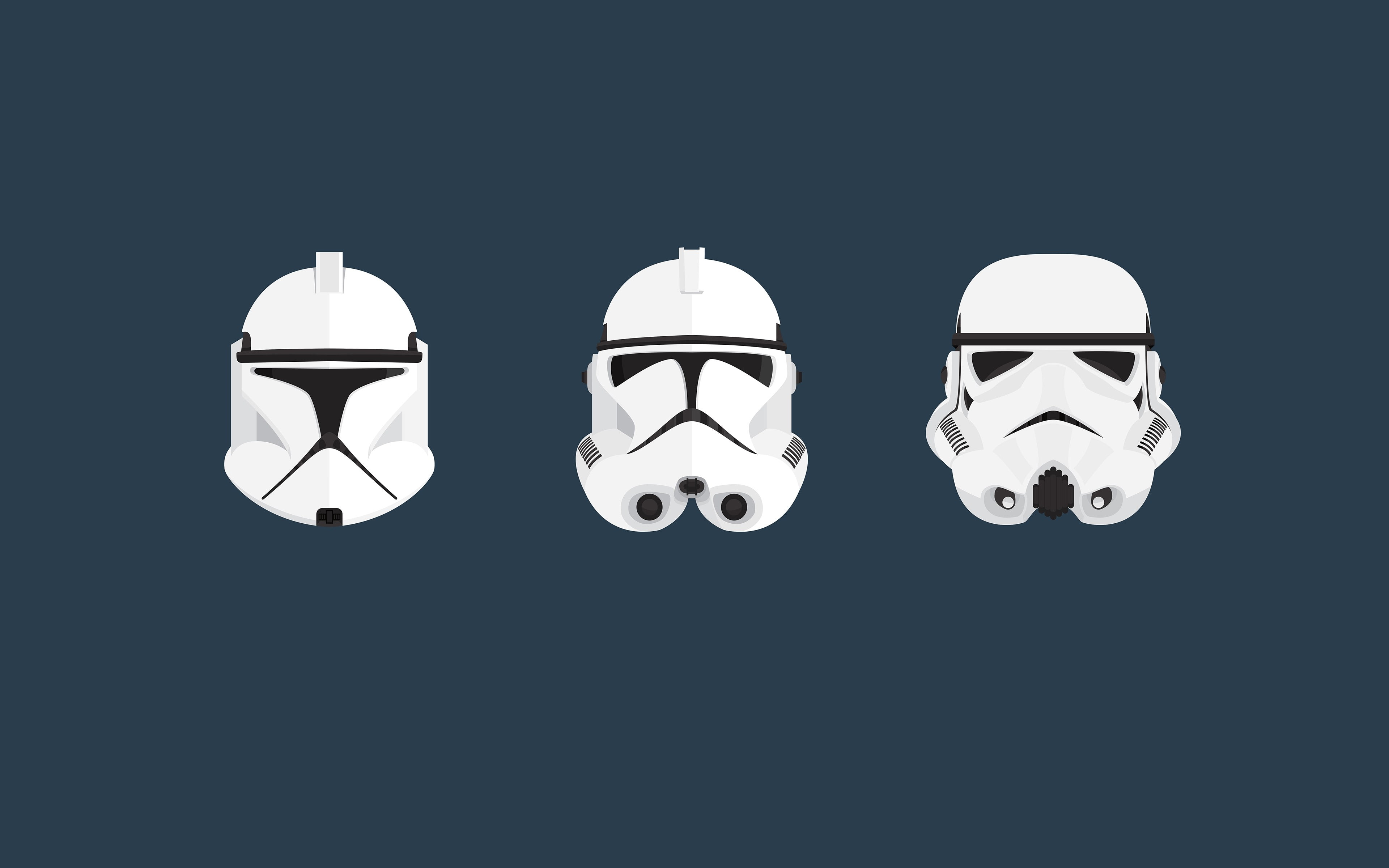 helmet, minimalism, stormtrooper, Star Wars, clone trooper