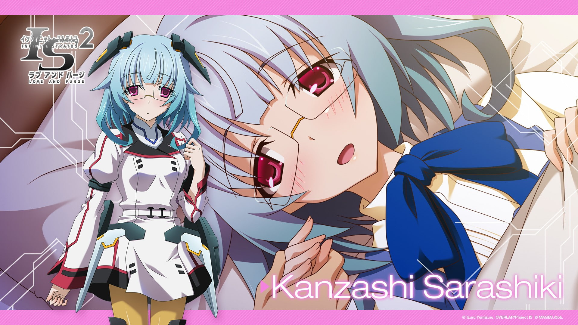 anime, anime girls, Infinite Stratos, school uniform, Sarashiki Kanzashi