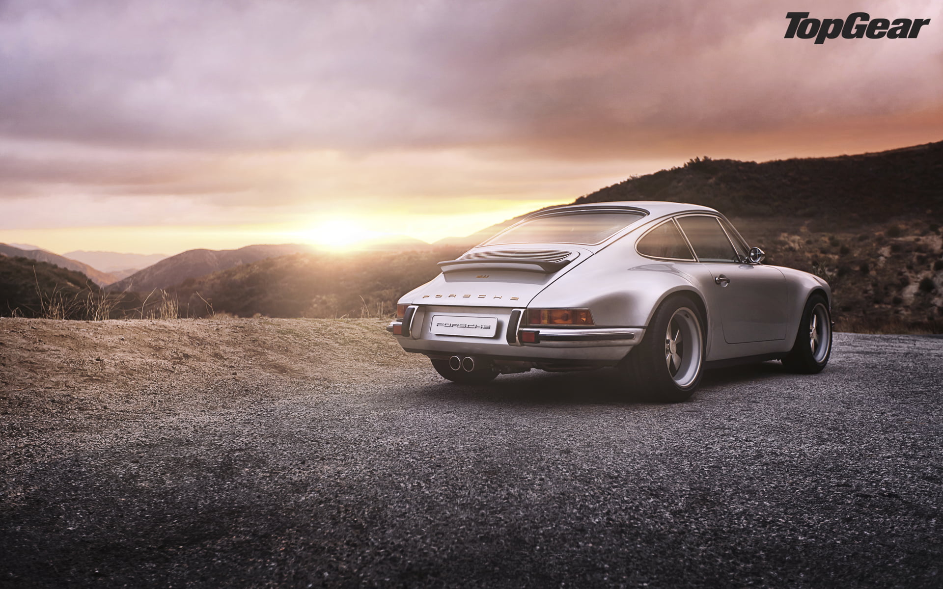 silver Porshe coupe, nature, Porsche, top gear, porsche 911, hd wallpaper