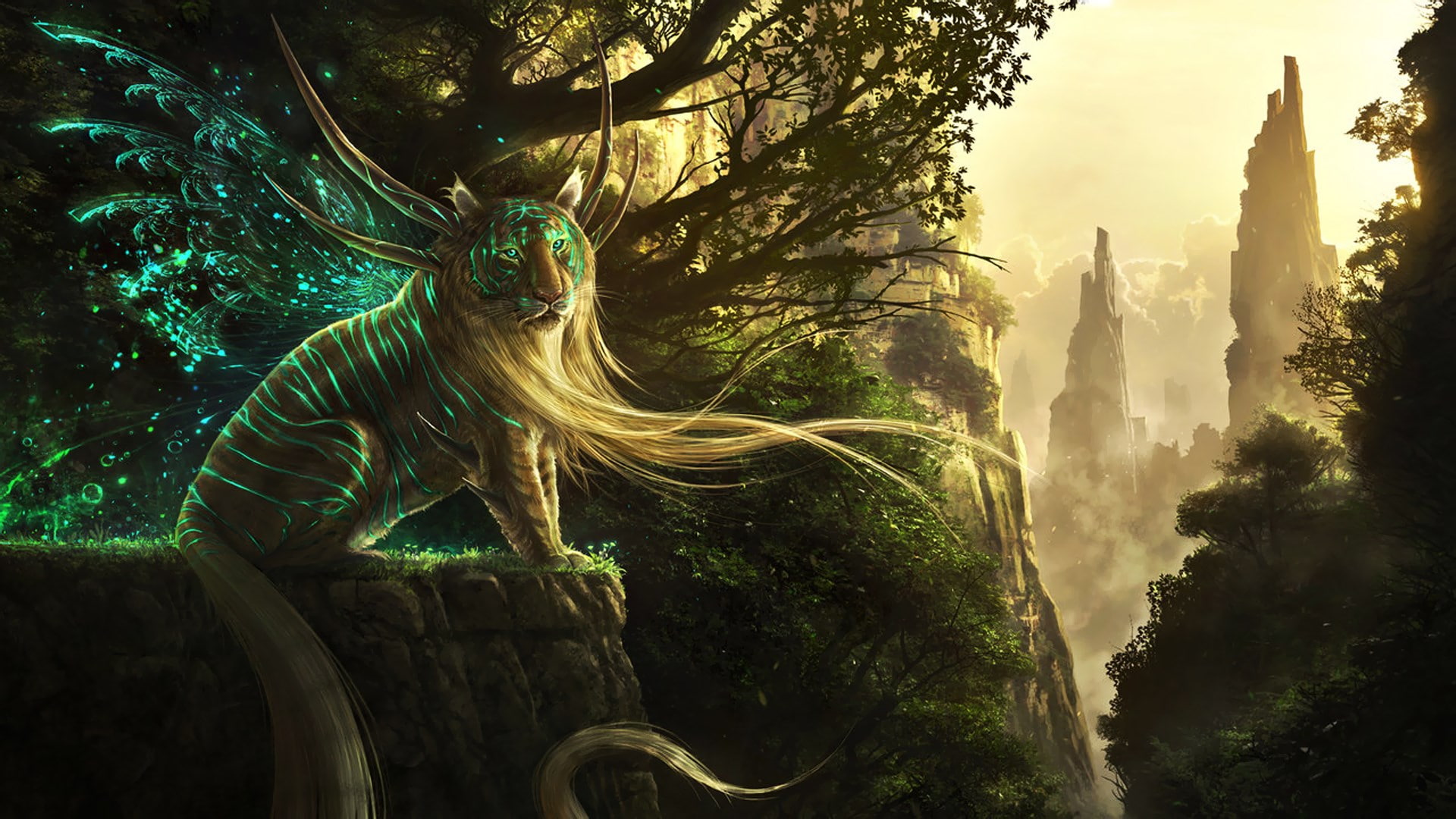 creature, tree, plant, nature, representation, architecture