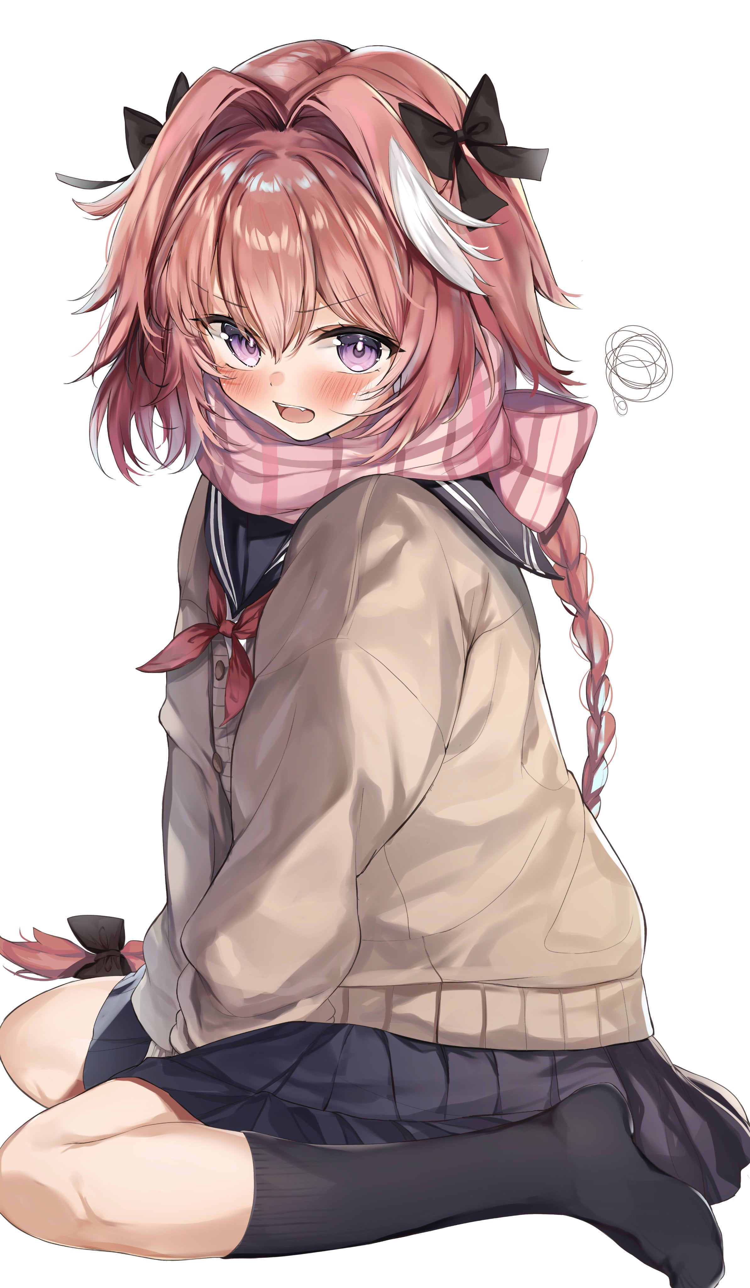 Fate Series, FGO, Fate/Apocrypha, bicolored hair, open mouth