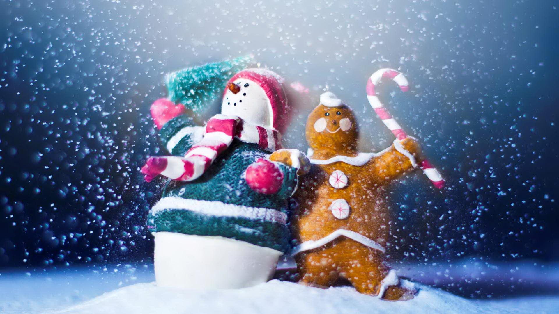 Snowmen, new year, lovely, christmas, nice, funny, cute, beautiful