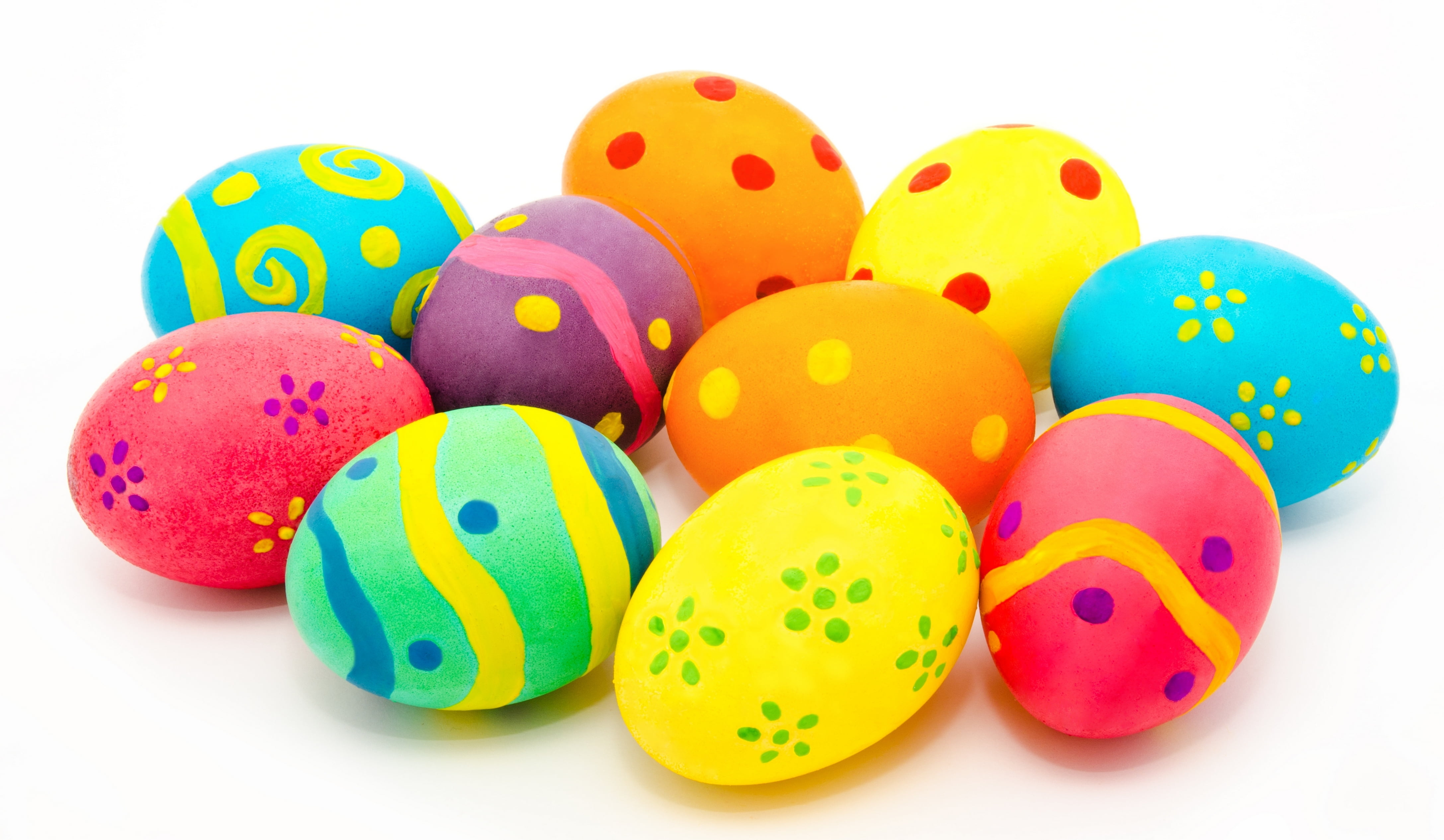 eggs, Easter, Easter eggs, multi colored, group of objects