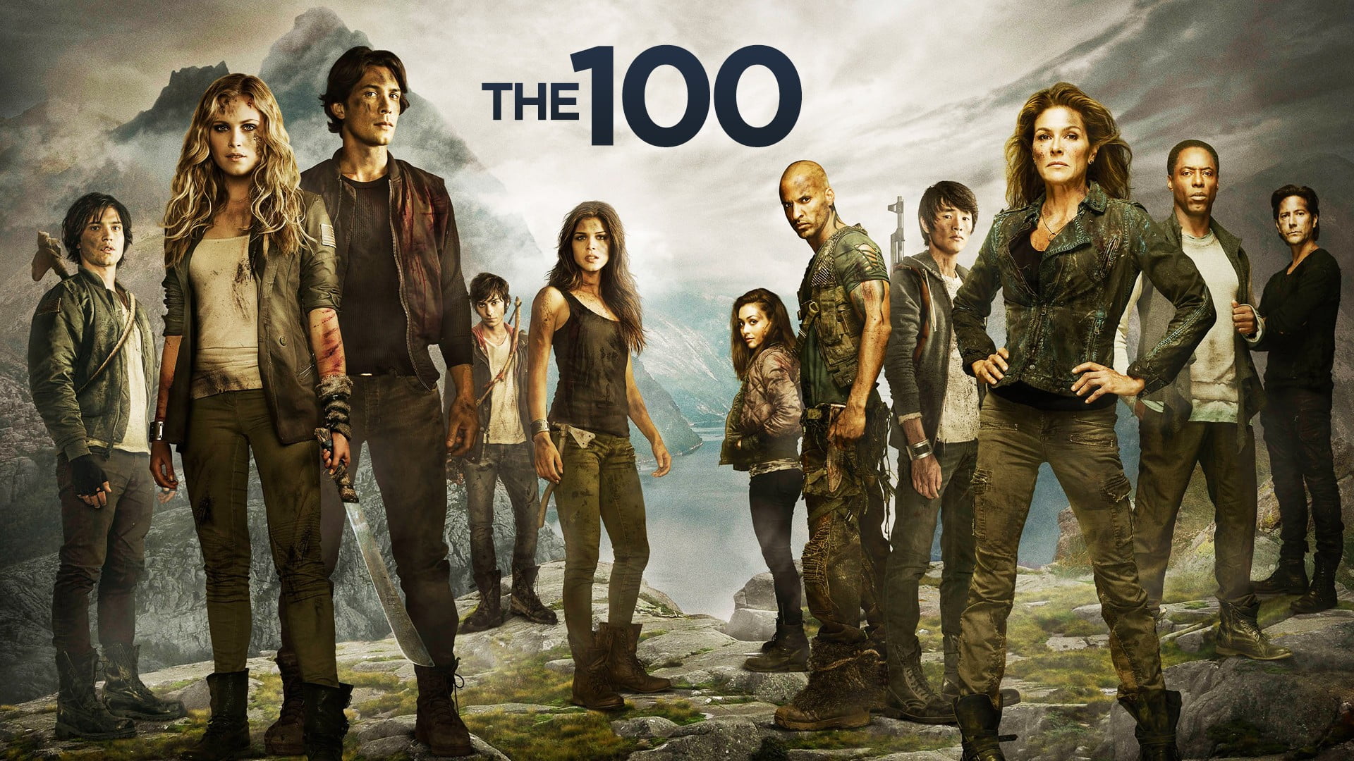 The 100 wallpaper, Eliza Taylor, young adult, group of people