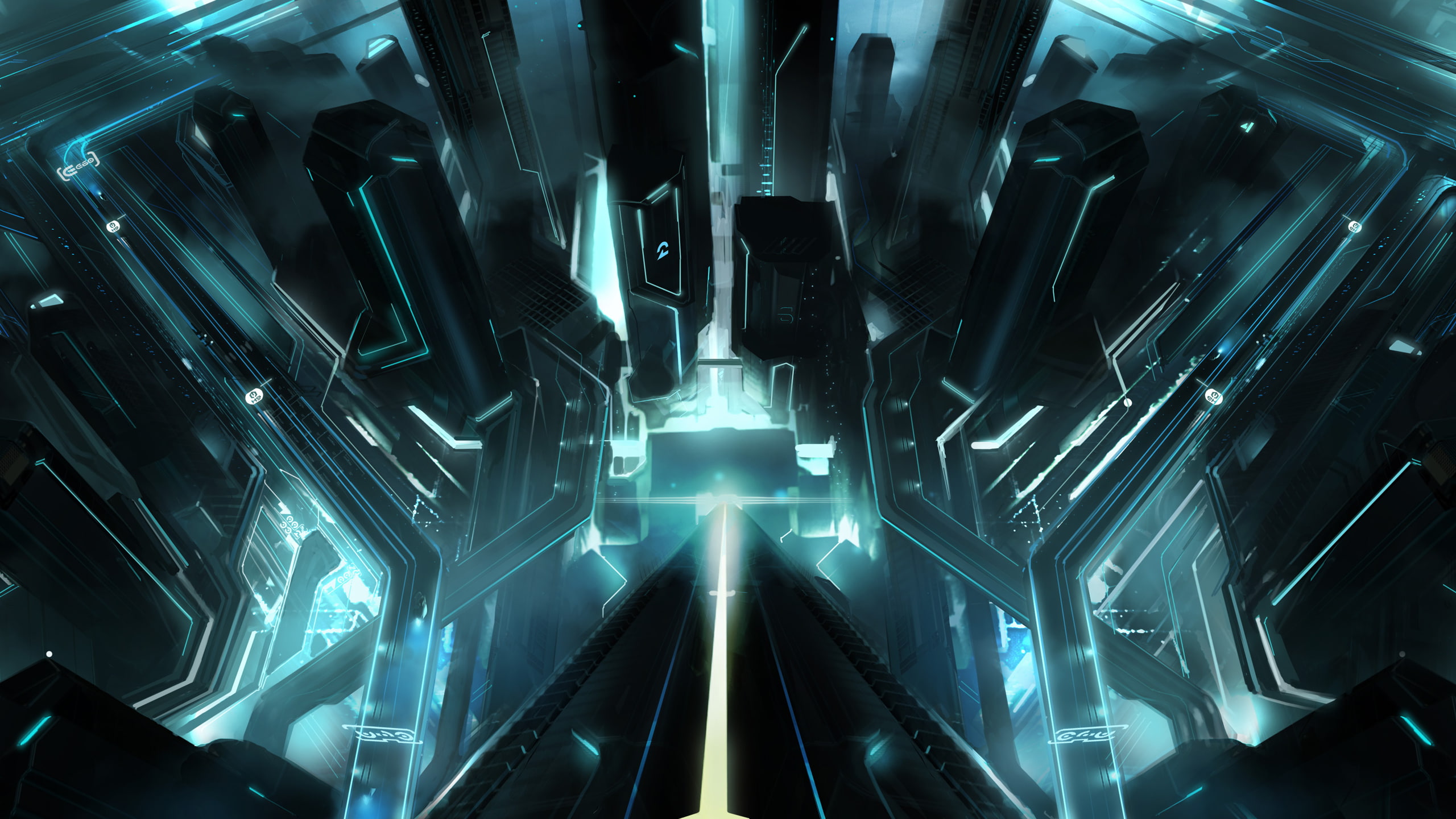 Free download | HD wallpaper: Tron City | Wallpaper Flare