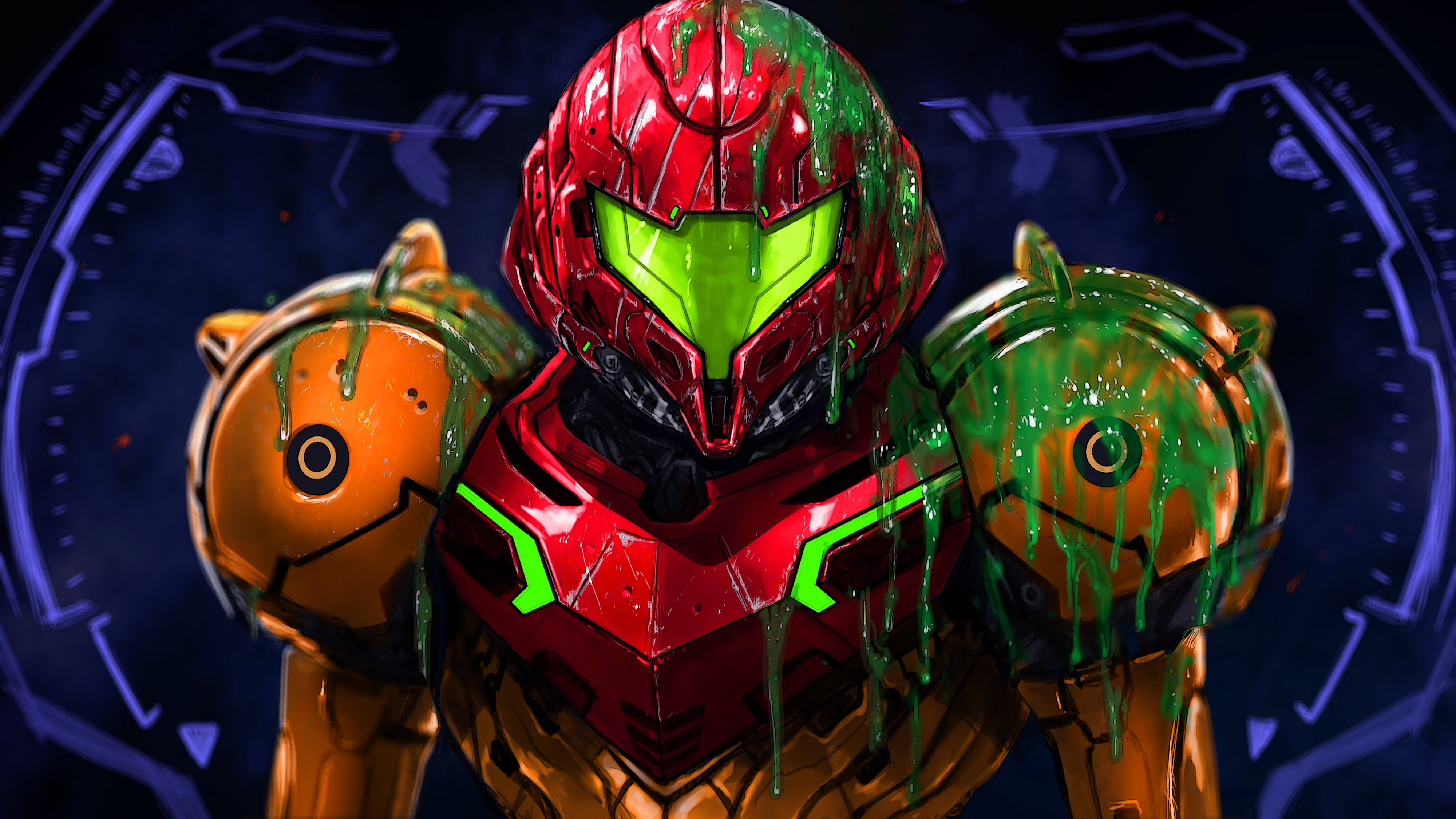 Free Download Hd Wallpaper Metroid Armor Samus Aran Wallpaper Flare