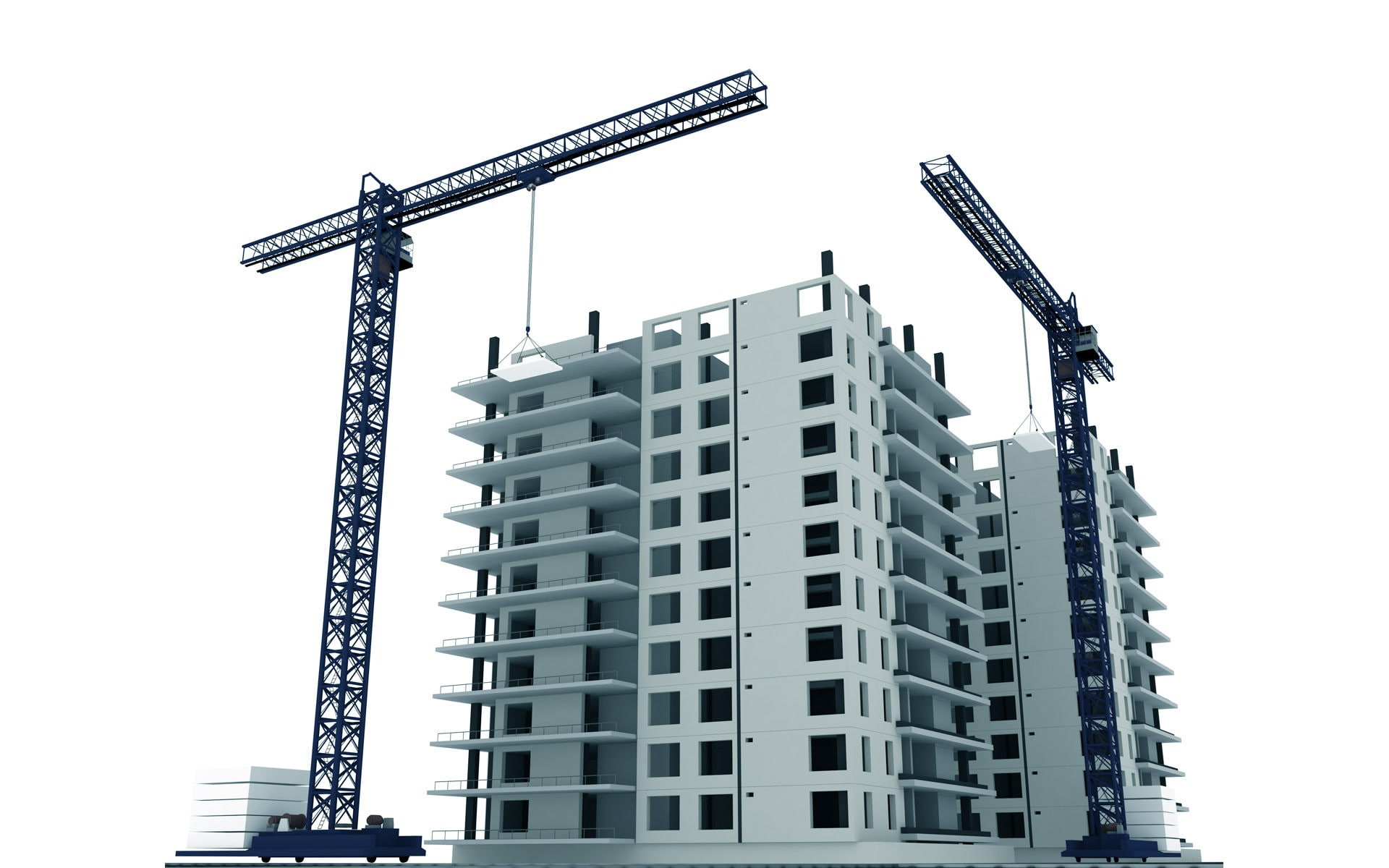 Free download | HD wallpaper: 3D, 1920x1200, building, crane, model ...