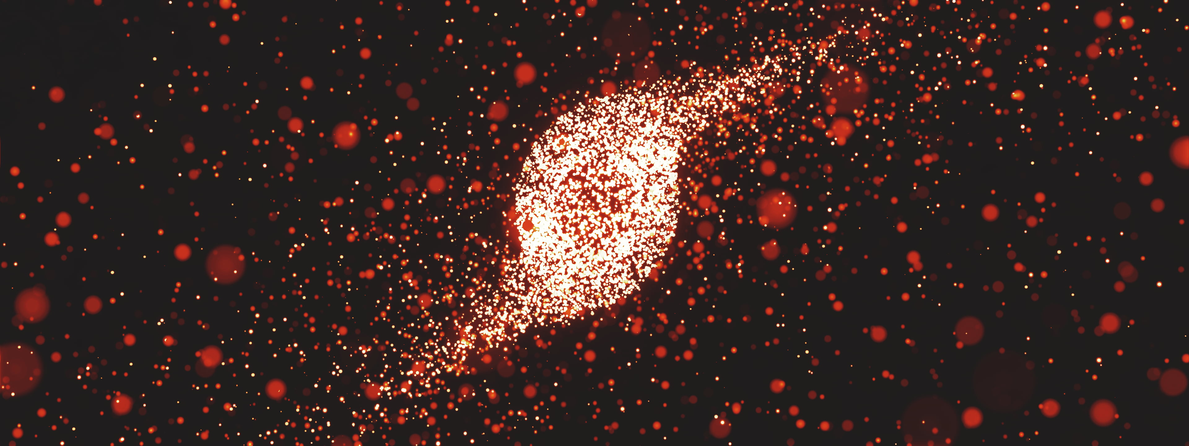 space, Blender, render, floating particles, CGI, digital art