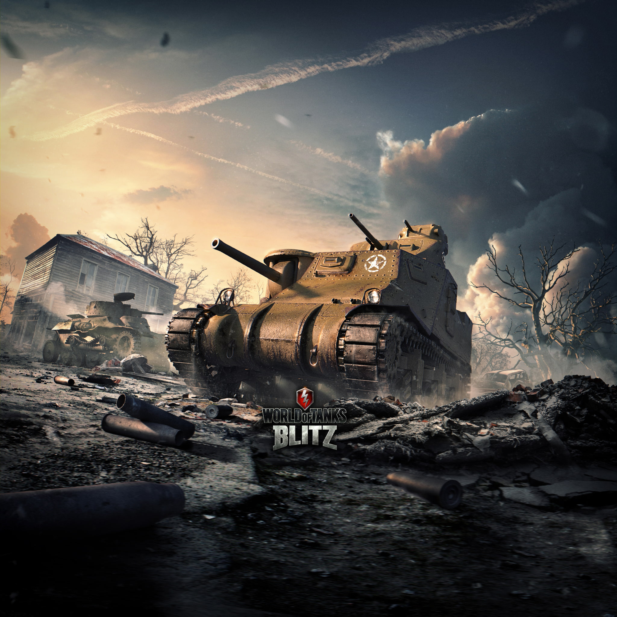World Tanks Blitz digital wallpaper, USA, World Of Tanks, M3 Lee