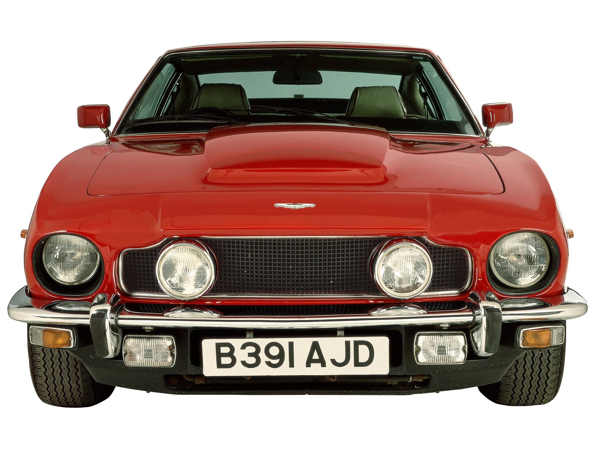 classic red muscle car, aston martin, v8, saloon, 1972, retro